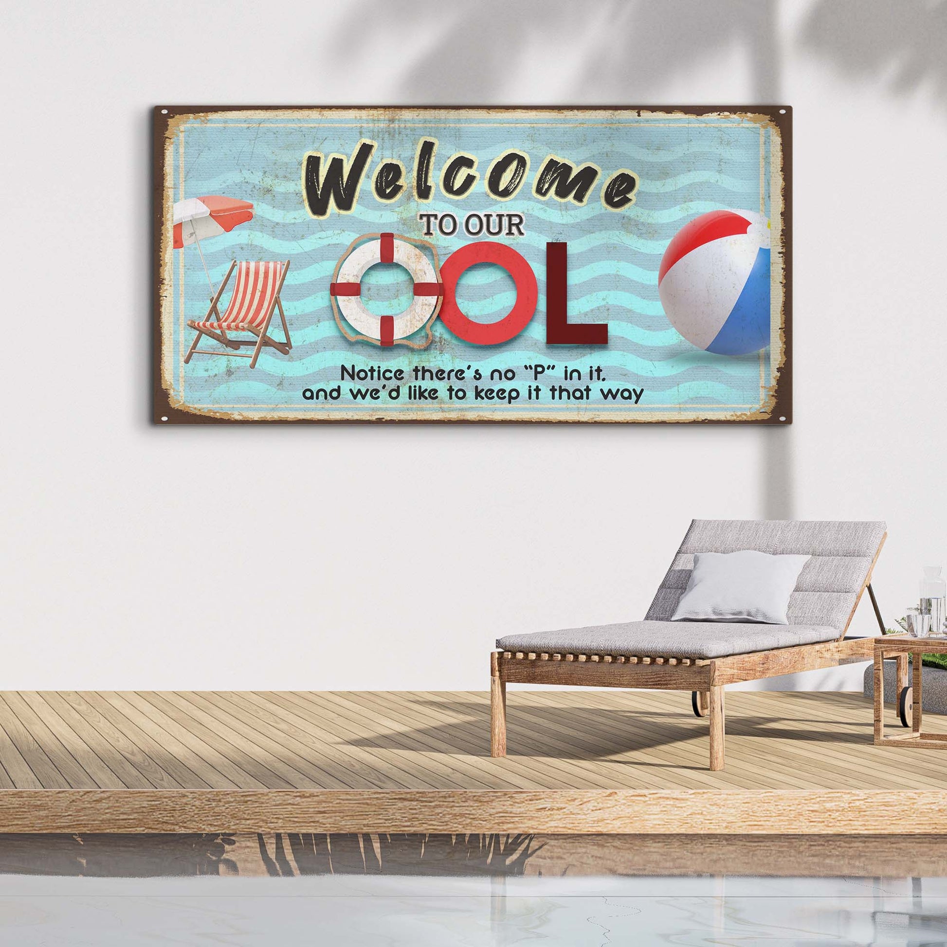 Welcome To Our Ool Sign Style 1 - Image by Tailored Canvases
