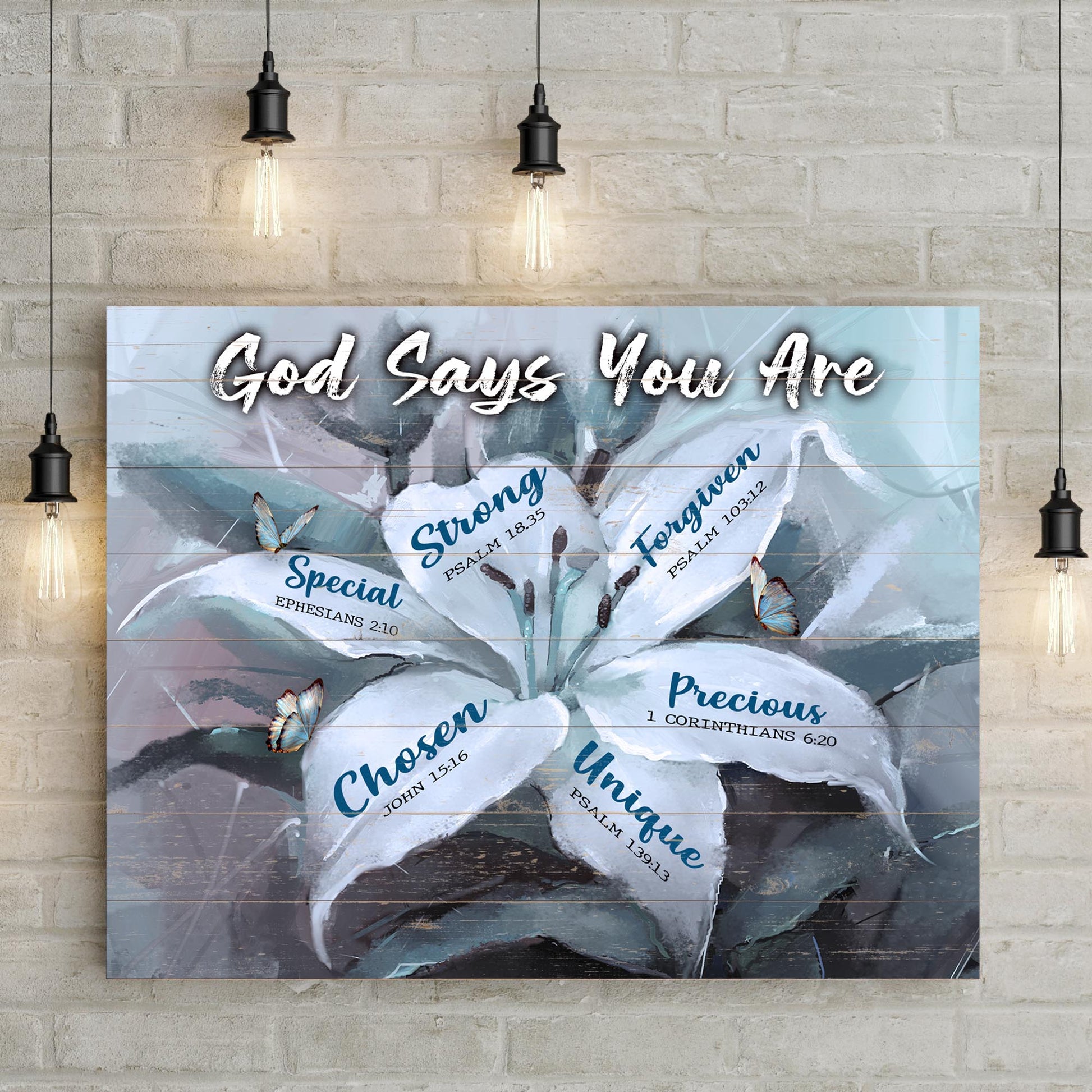 God Says You Are Sign II - Image by Tailored Canvases