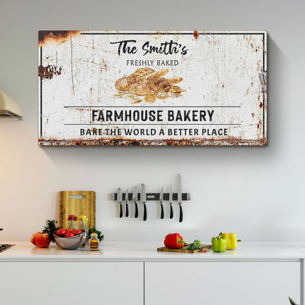 Farmhouse Bakery Sign - Image by Tailored Canvases