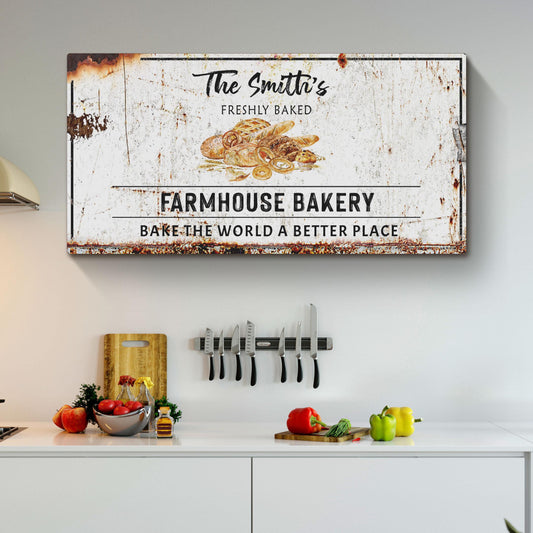 Farmhouse Bakery Sign - Image by Tailored Canvases