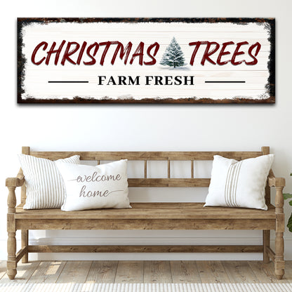 Farm Fresh Christmas Tree Sign II - Image by Tailored Canvases