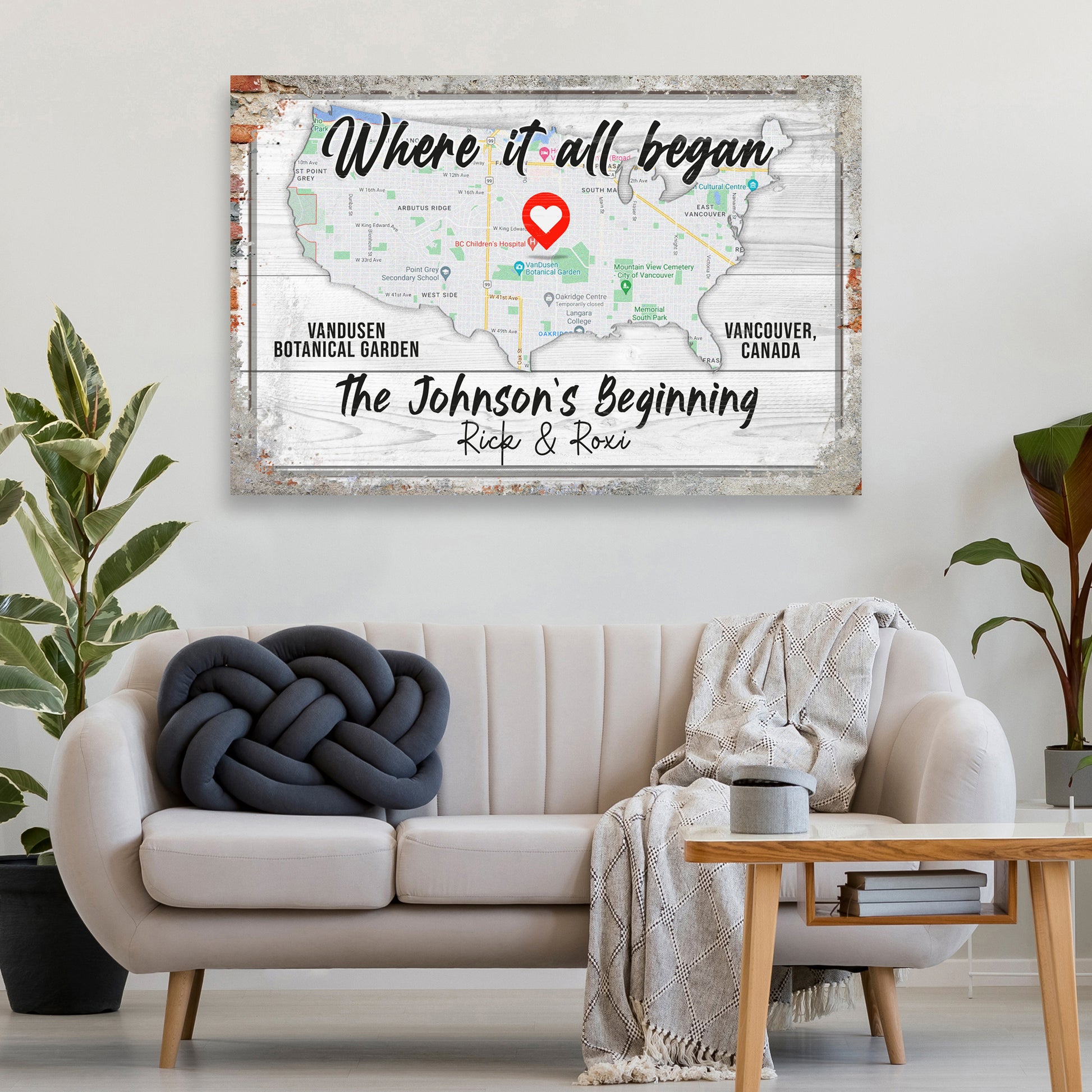 Where It All Began Sign Style 1 - Image by Tailored Canvases