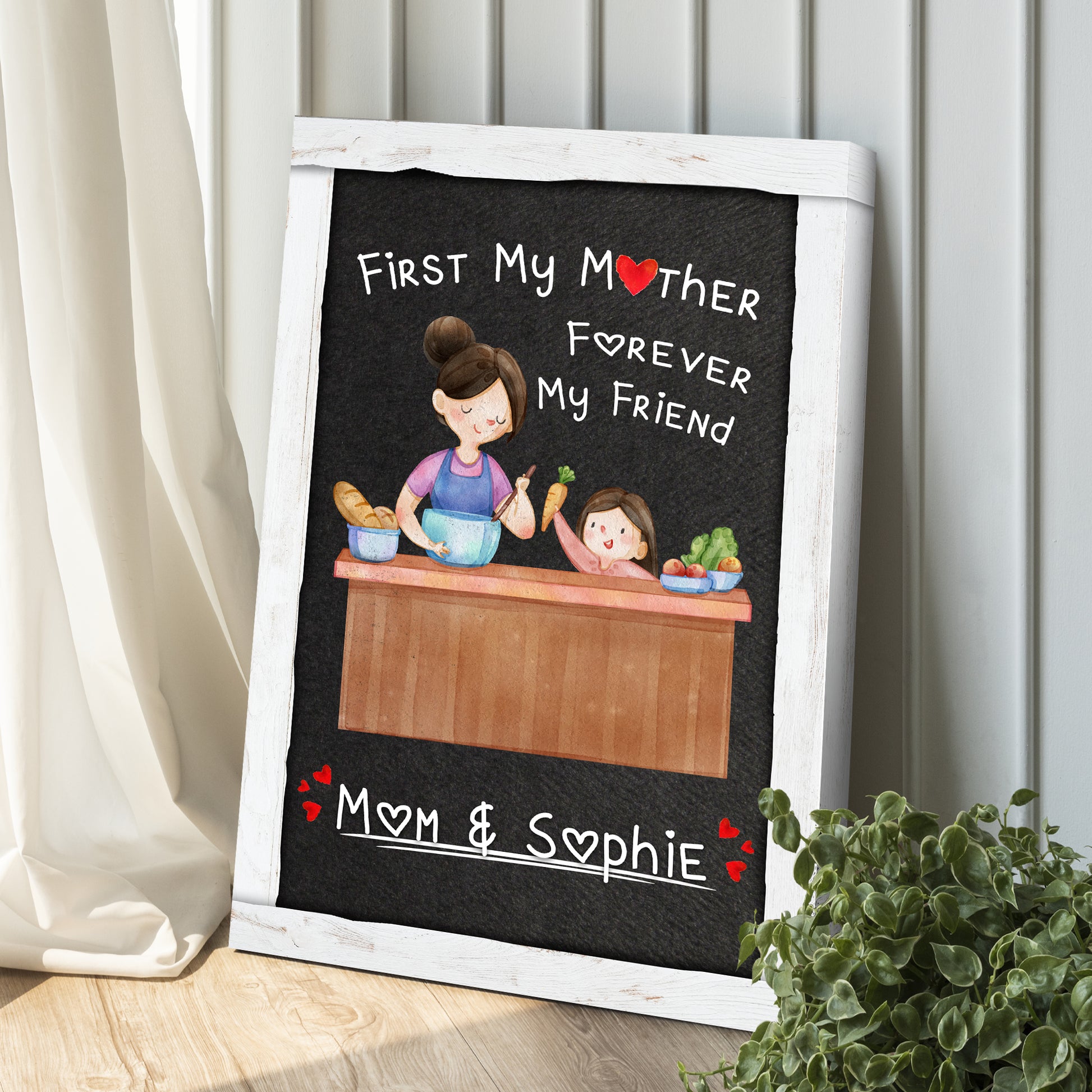 Mother My Forever Friend Sign Style 2 - Image by Tailored Canvases