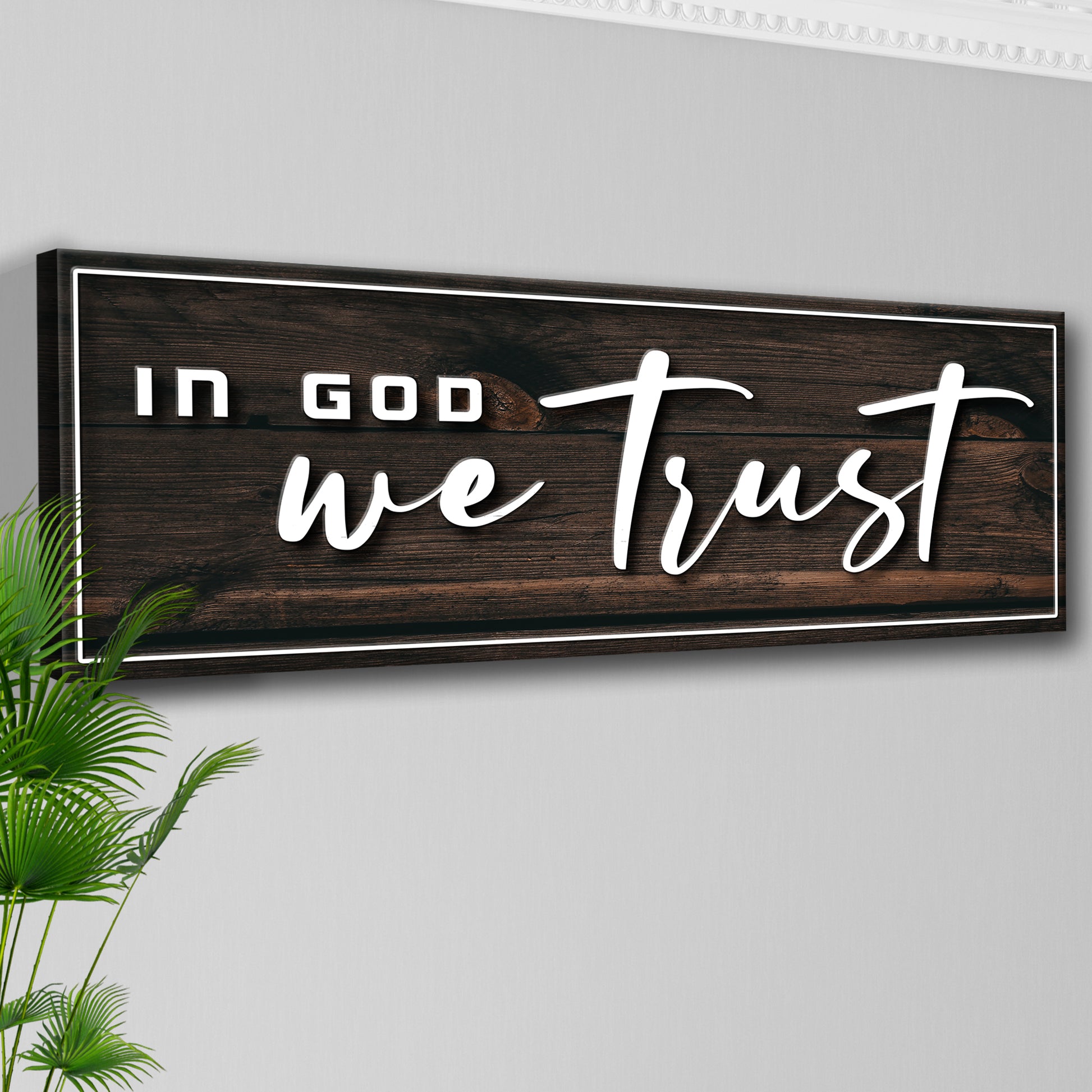 In God We Trust Sign II Style 2 - Image by Tailored Canvases