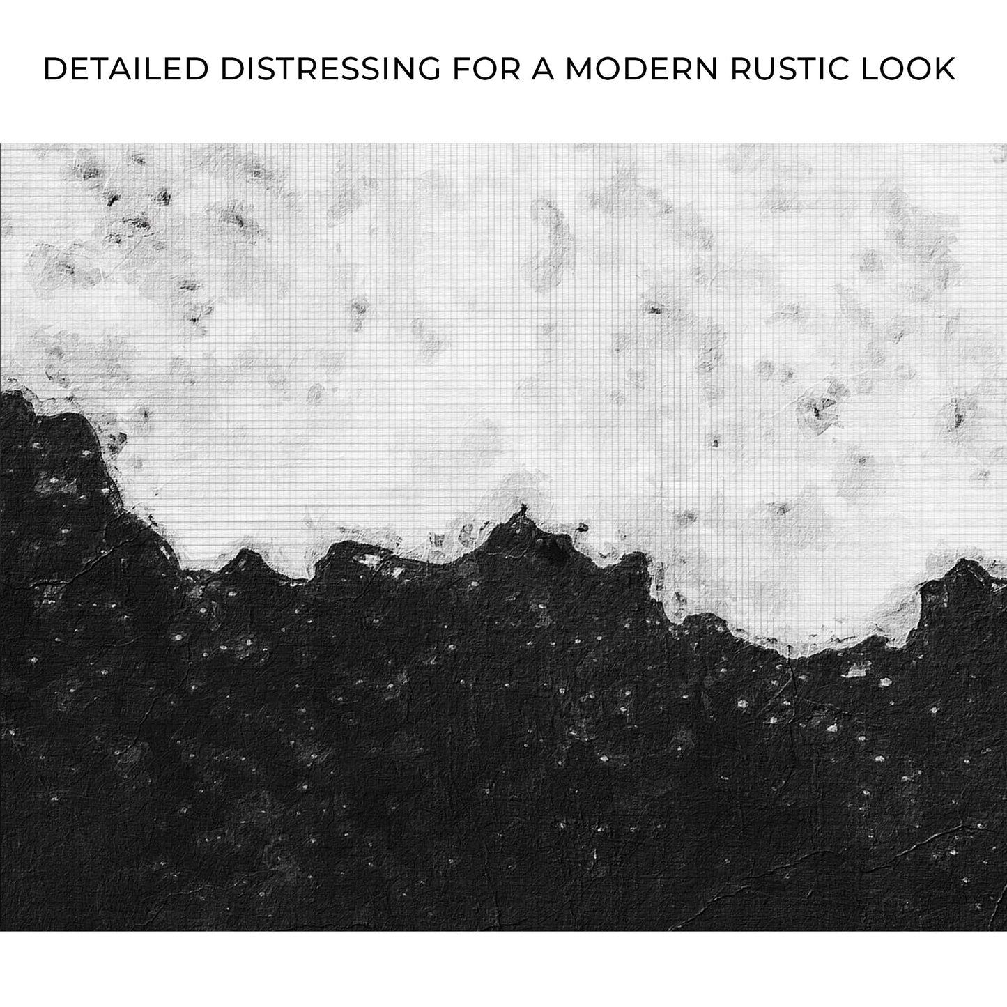 Black And White Textured Painting Canvas Wall Art Zoom - Image by Tailored Canvases 