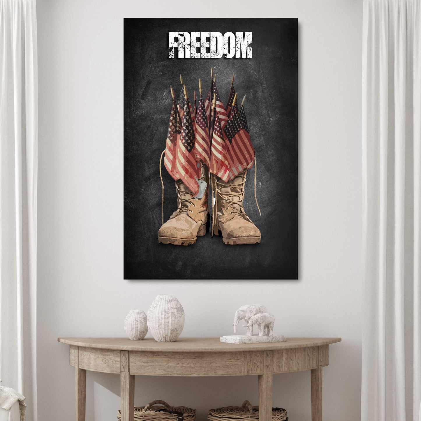Freedom Sign Style 2 - Image by Tailored Canvases