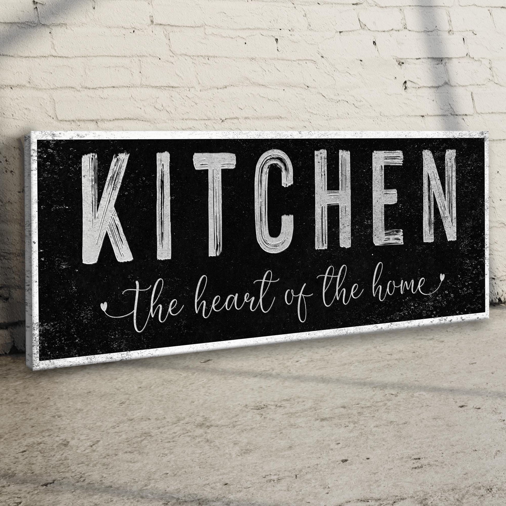 Kitchen Is The Heart Of The Home Sign III Style 2 - Image by Tailored Canvases