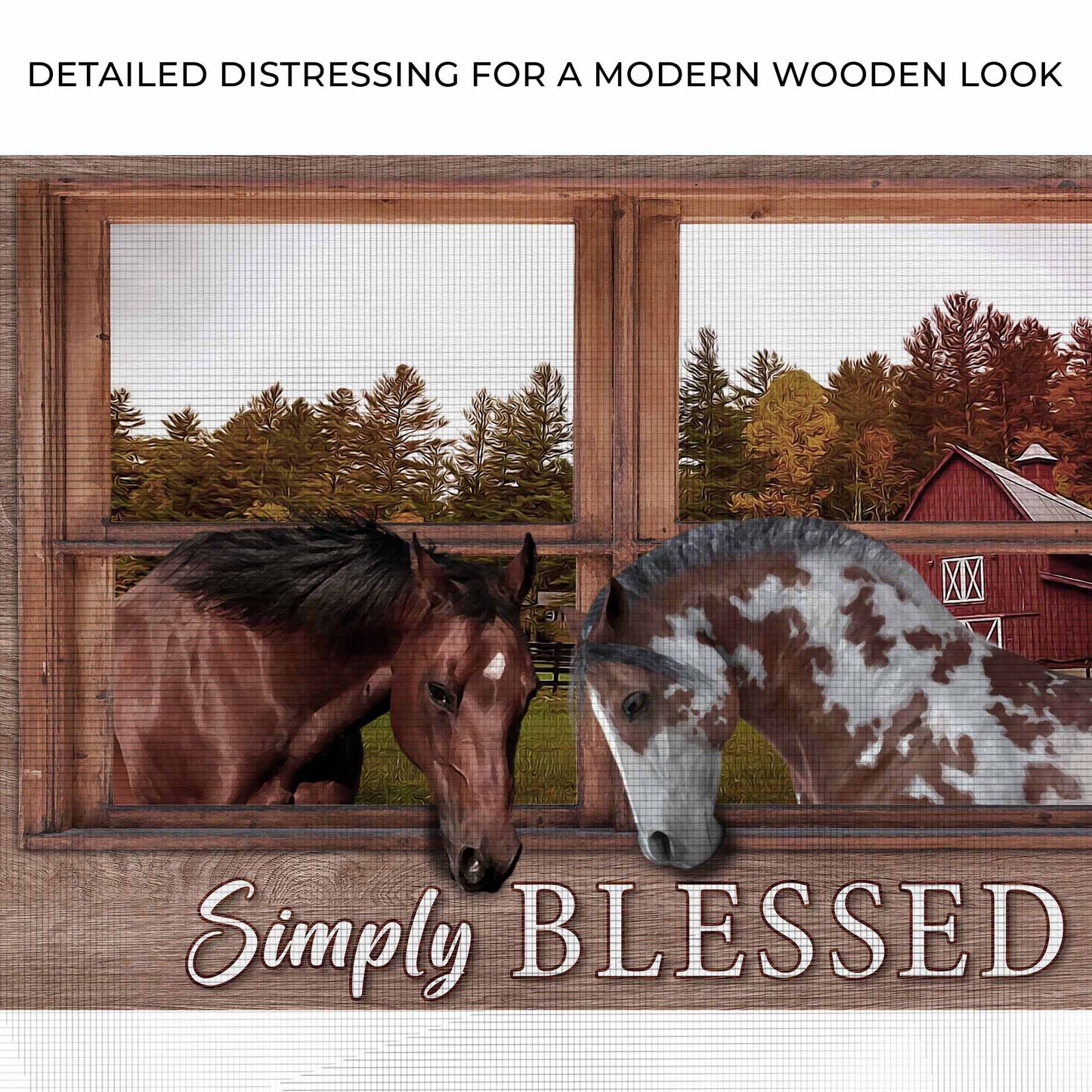 Simply Blessed Sign IV Zoom - Image by Tailored Canvases