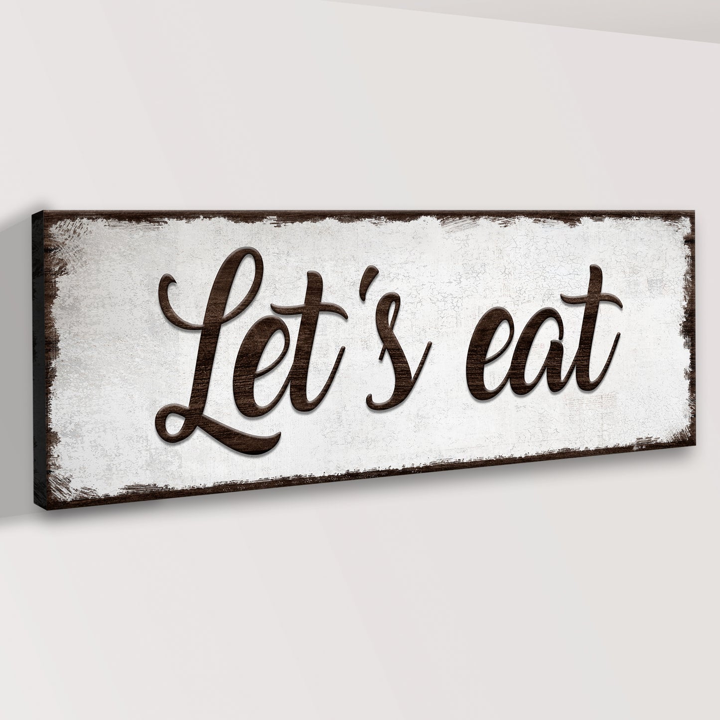 Let's Eat Sign Style 2 - Image by Tailored Canvases