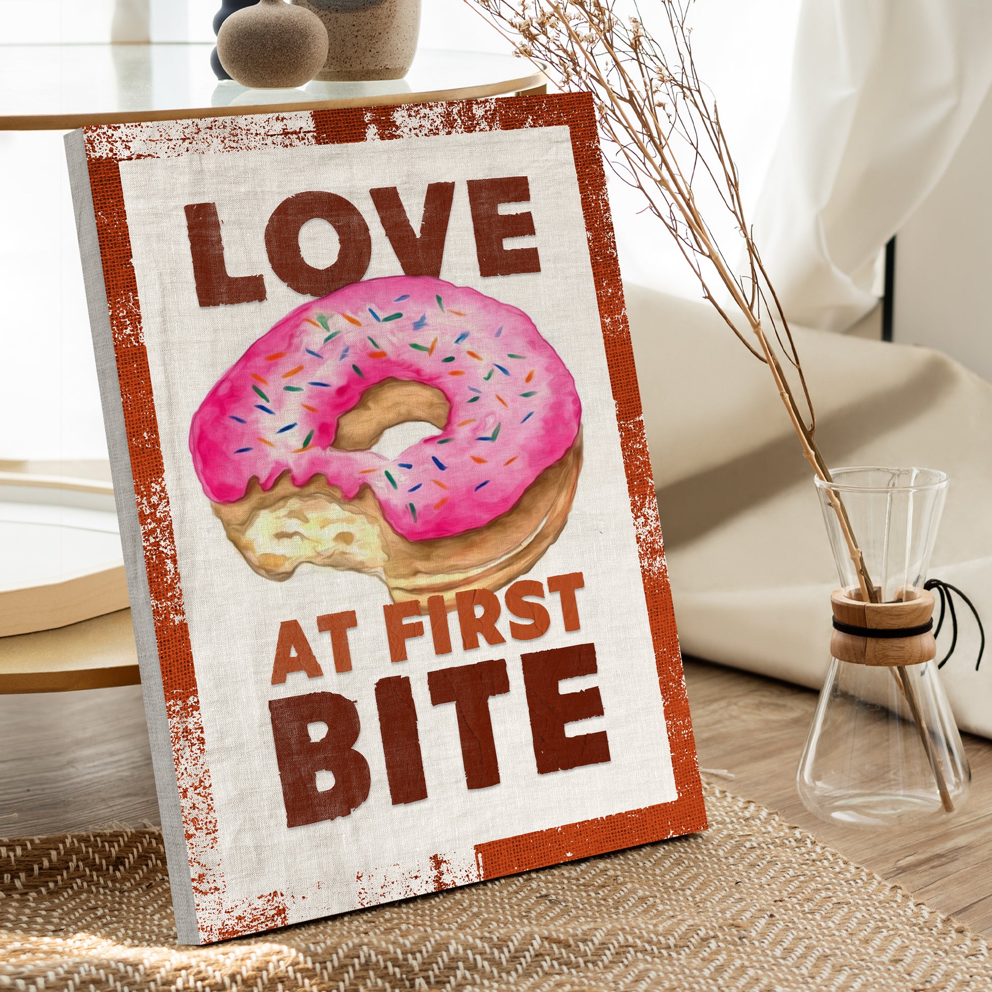 Love At First Bite Sign Style 2 - Image by Tailored Canvases