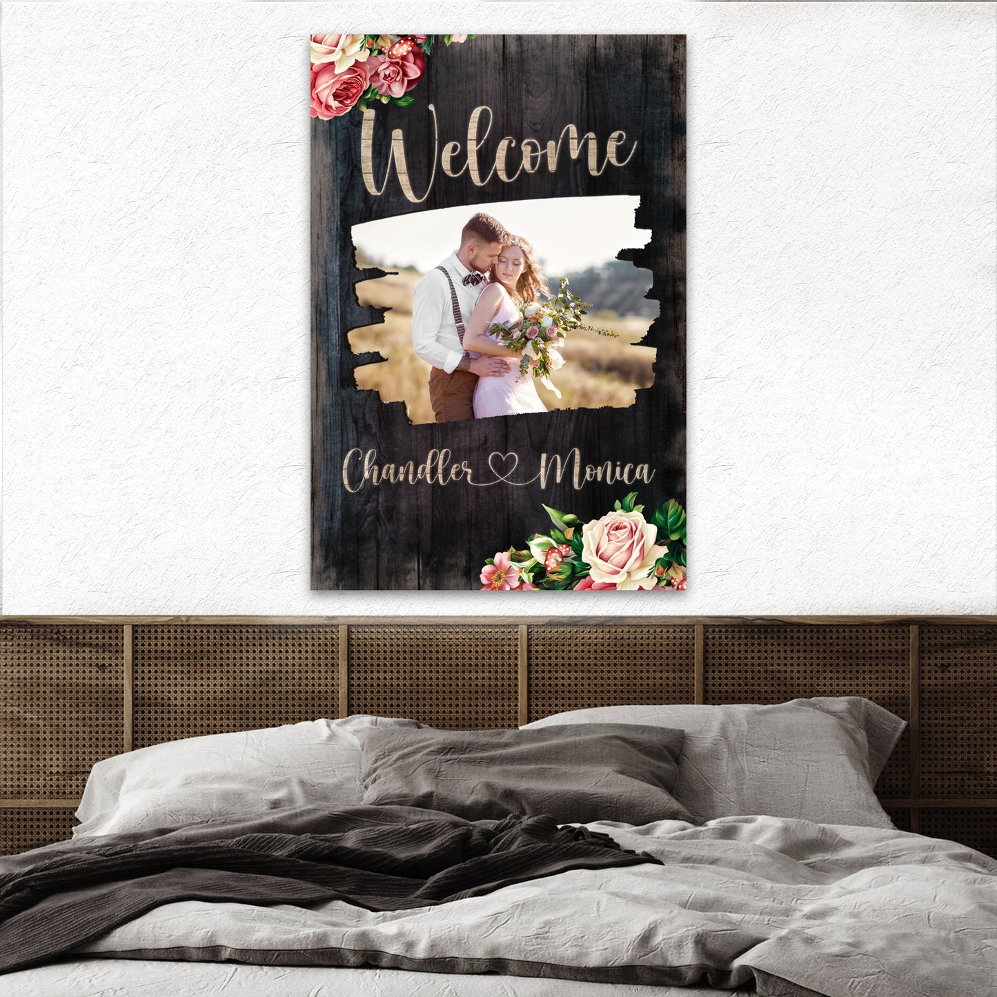 Welcome To Our Wedding Sign Style 2 - Image by Tailored Canvases