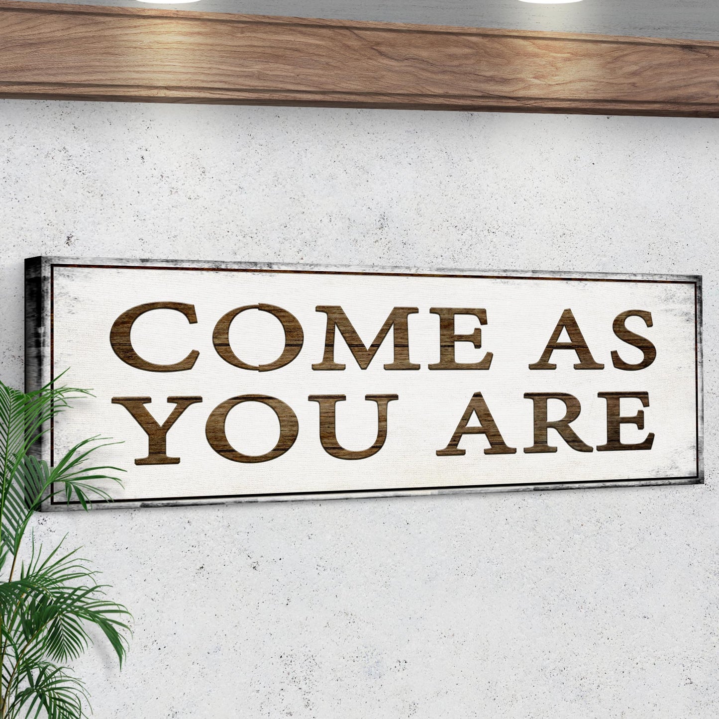 Come As You Are Sign Style 2 - Image by Tailored Canvases