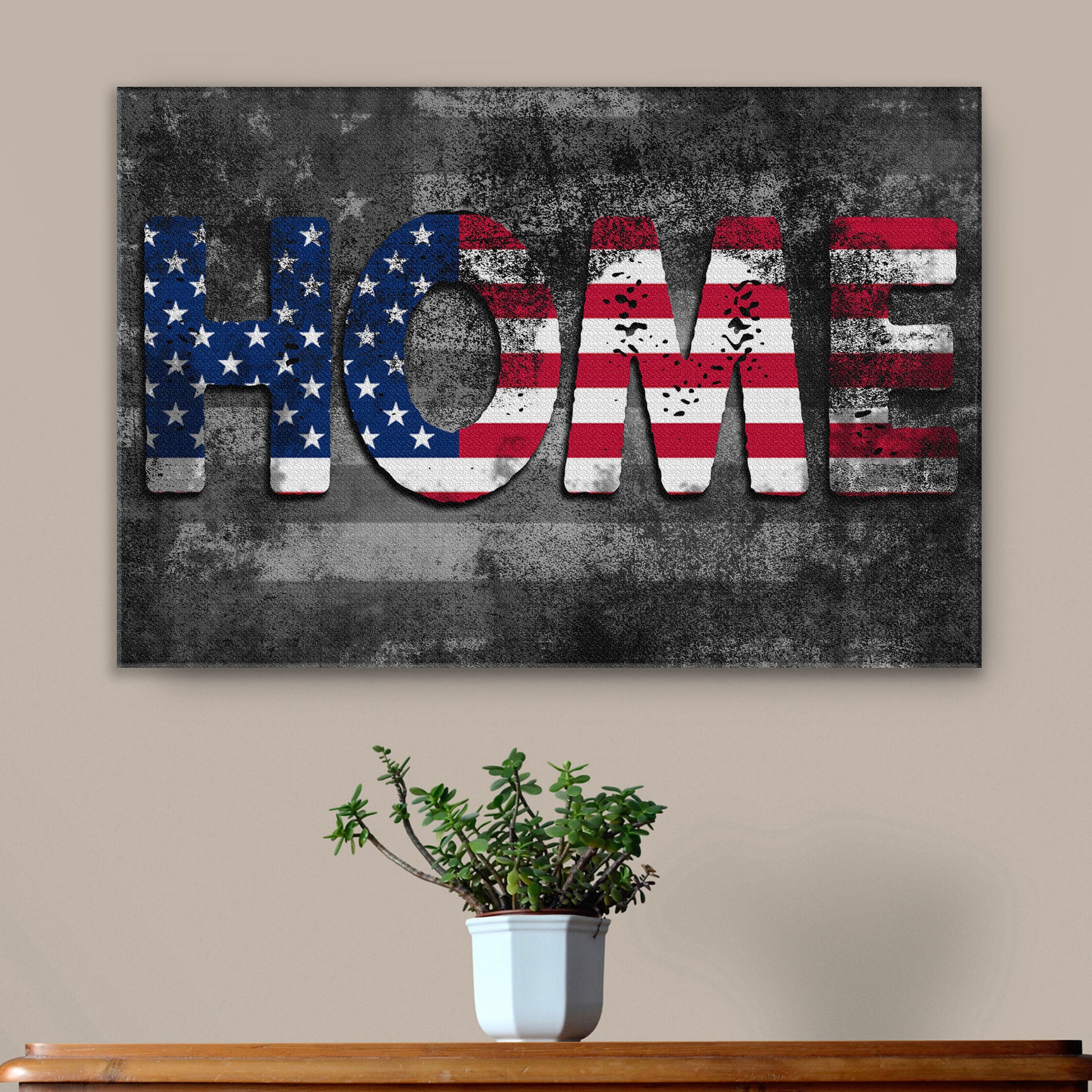 American Home Sign II  - Image by Tailored Canvases
