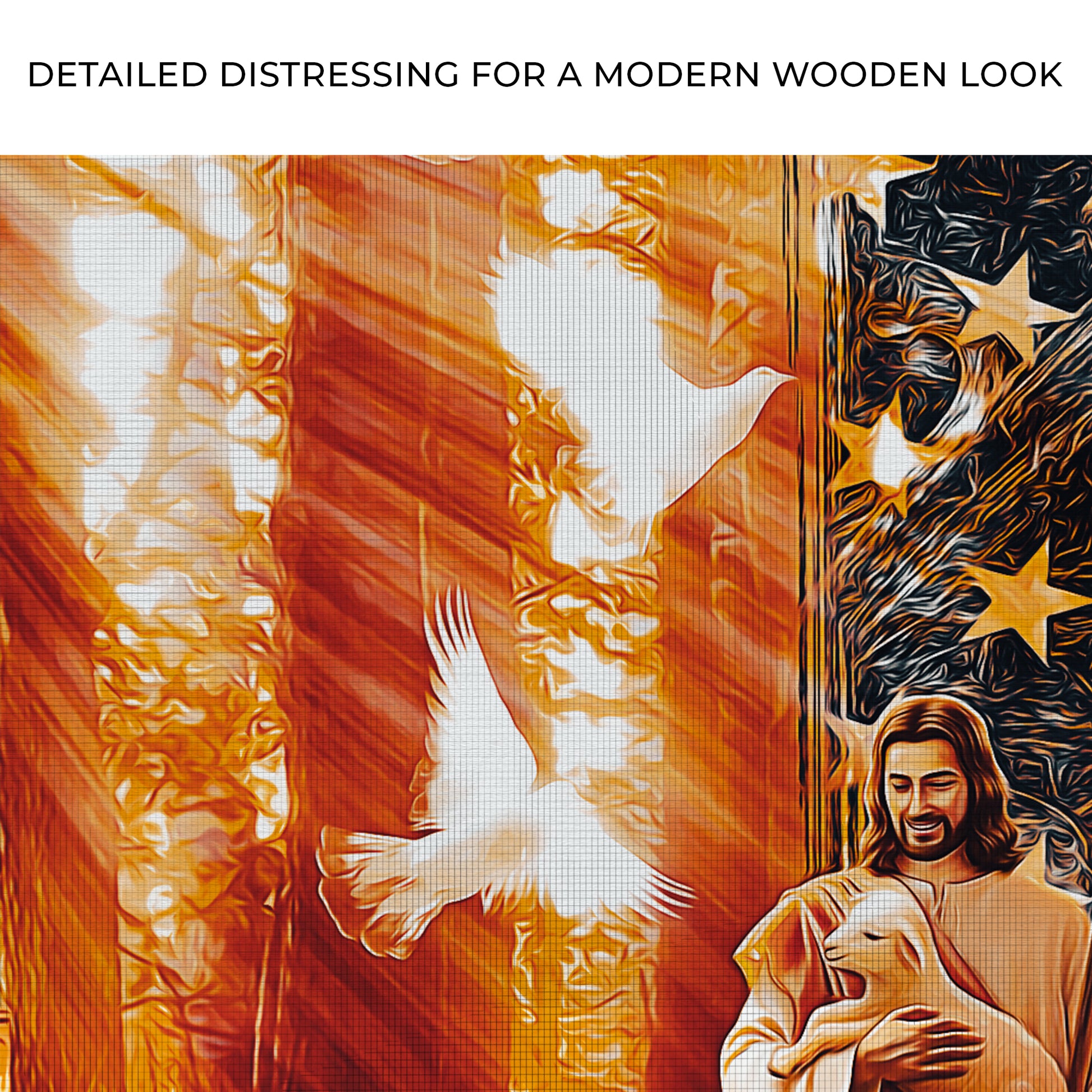 Jesus Walking With Lambs Canvas Wall Art Zoom - Image by Tailored Canvases