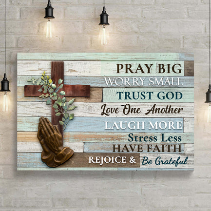 Trust God Love One Another Sign  - Image by Tailored Canvases