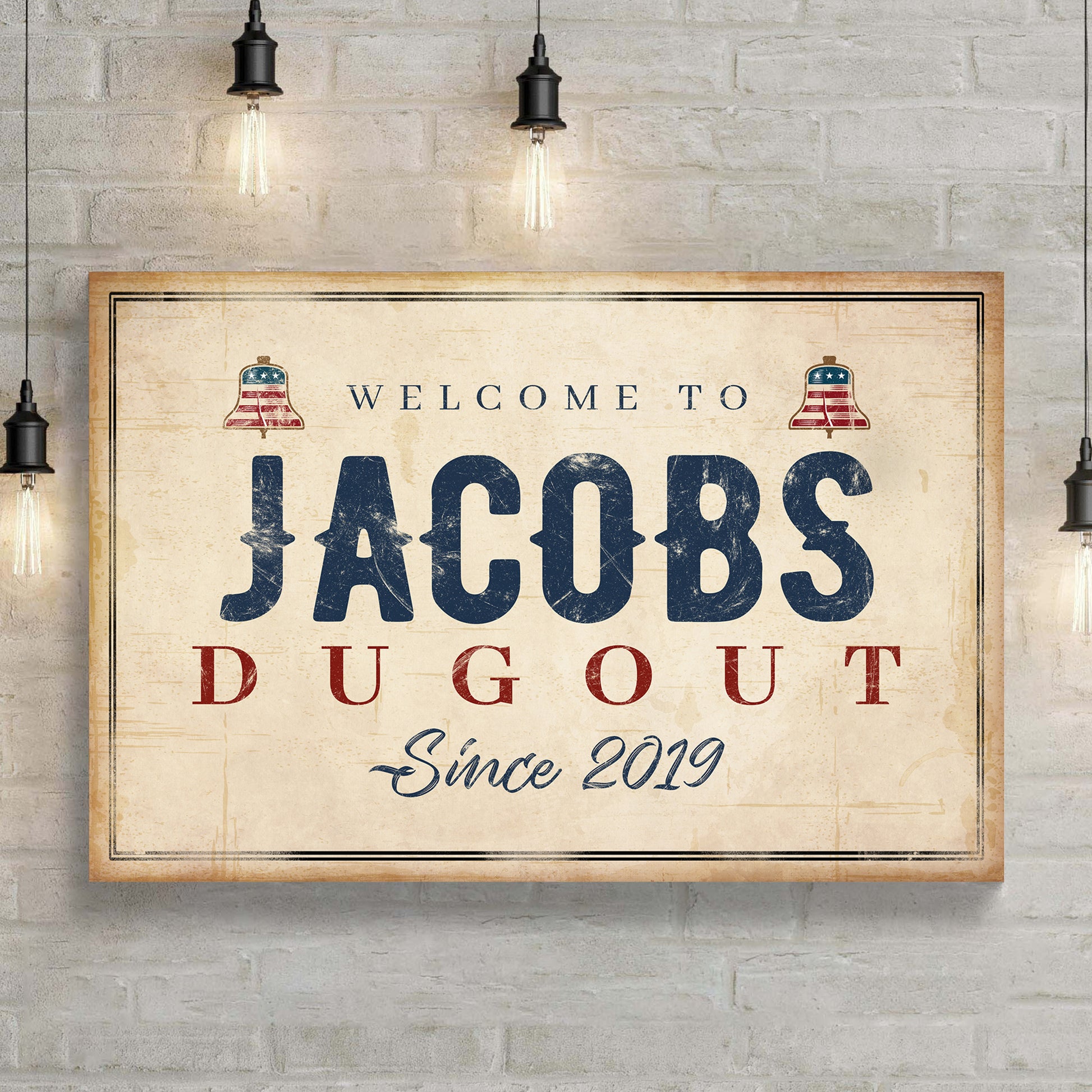 Kids Dugout Sign Style 2 - Image by Tailored Canvases