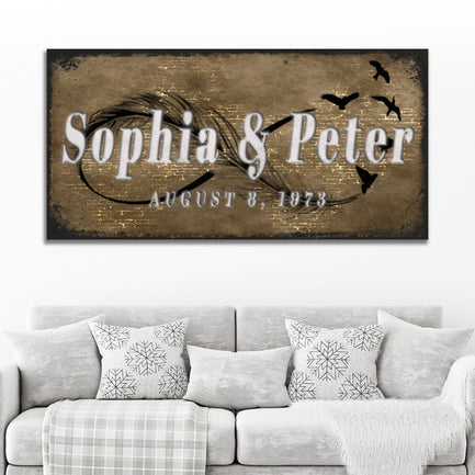 Couple Infinity Sign II  - Image by Tailored Canvases