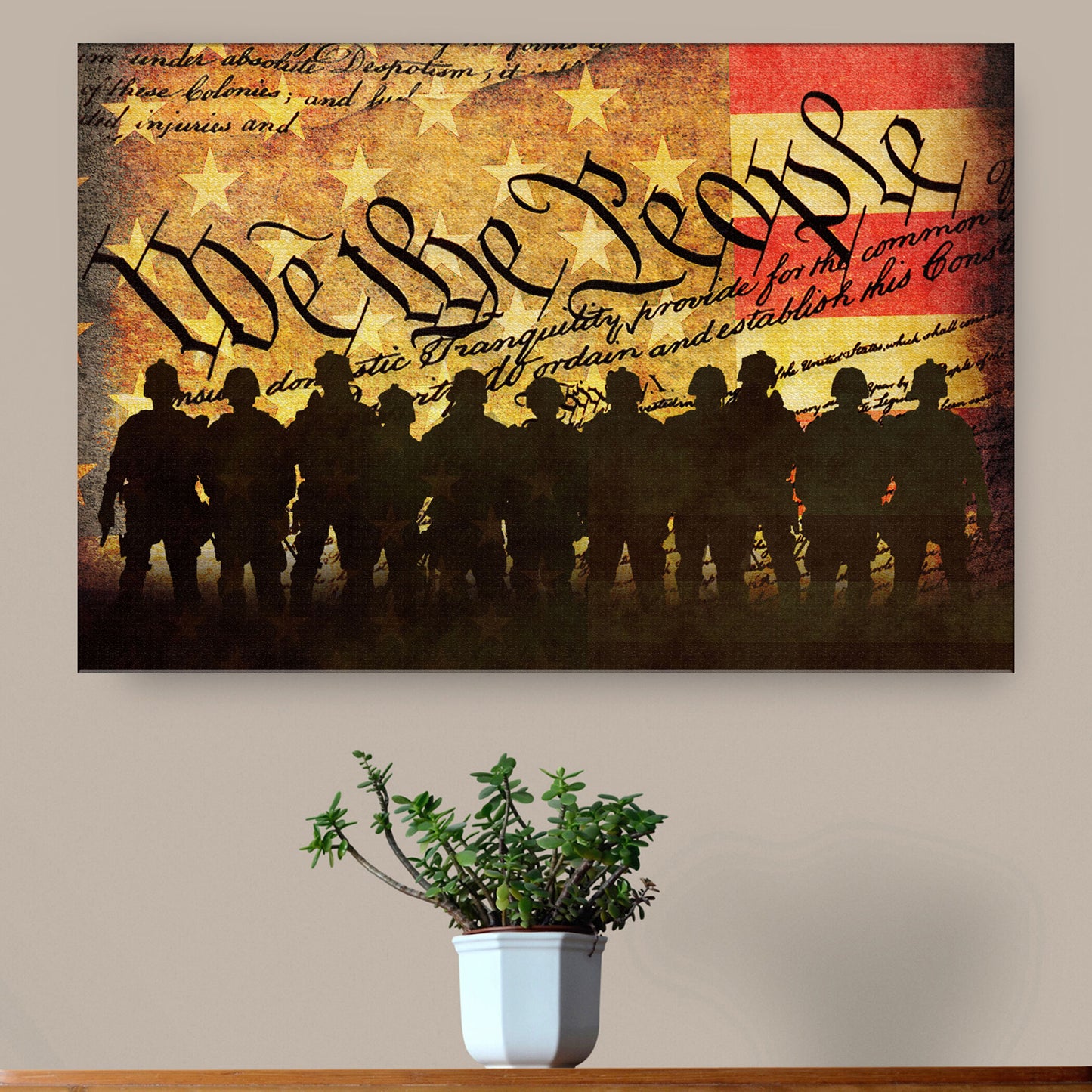 We The People Sign Style 1 - Image by Tailored Canvases