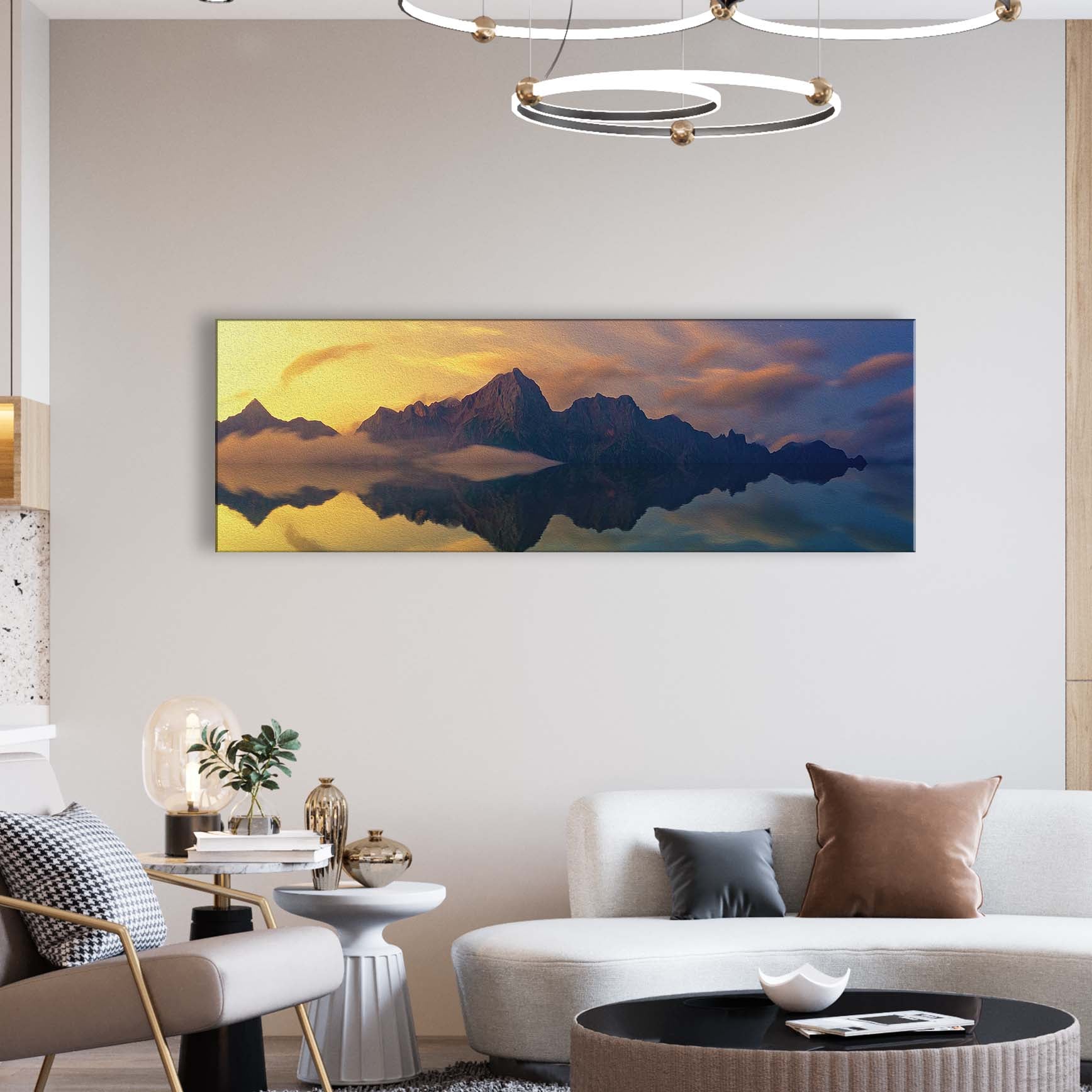 Atop a mountain (READY TO HANG) - Wall Art Image by Tailored Canvases