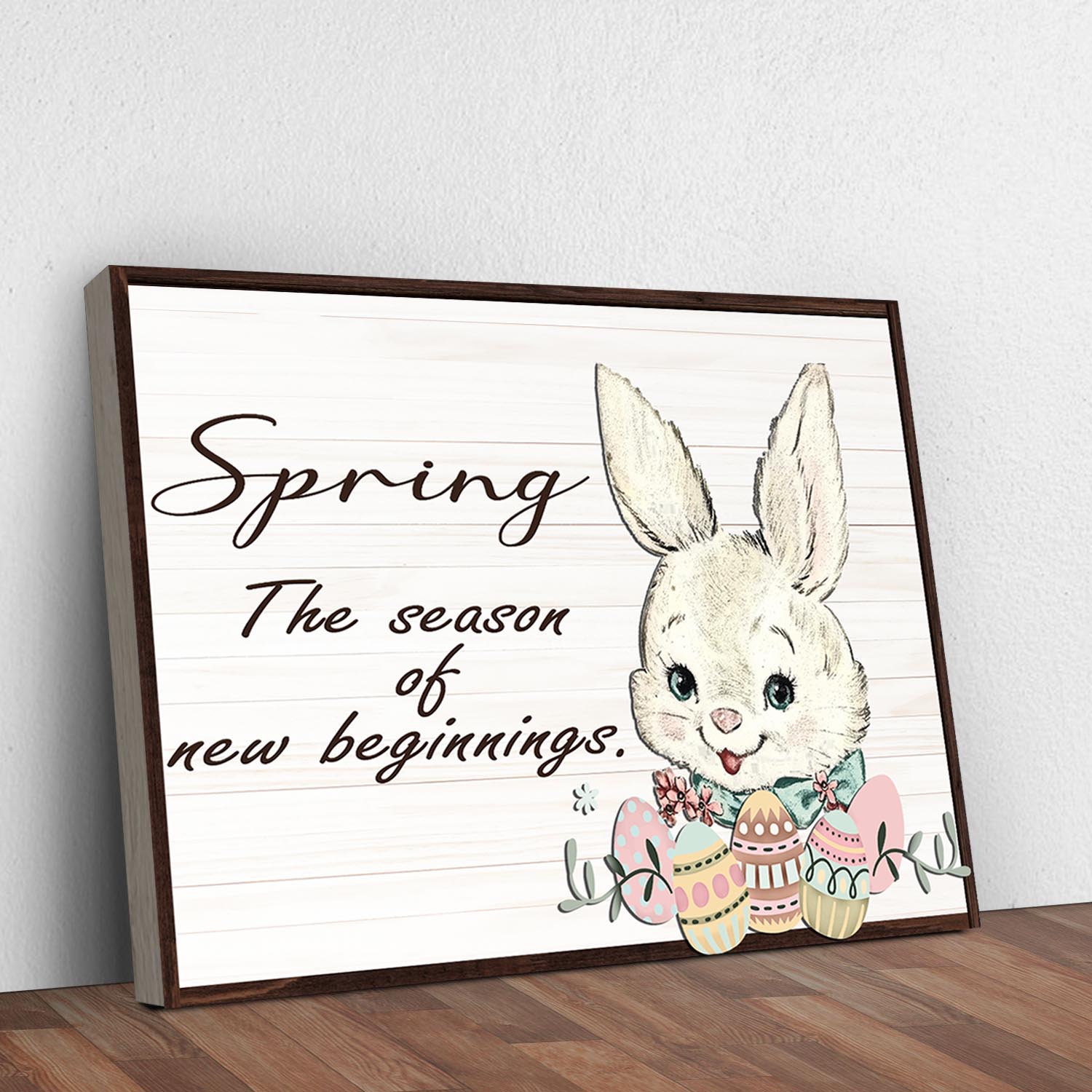 Easter Bunny Spring Sign Style 2 - Image by Tailored Canvases