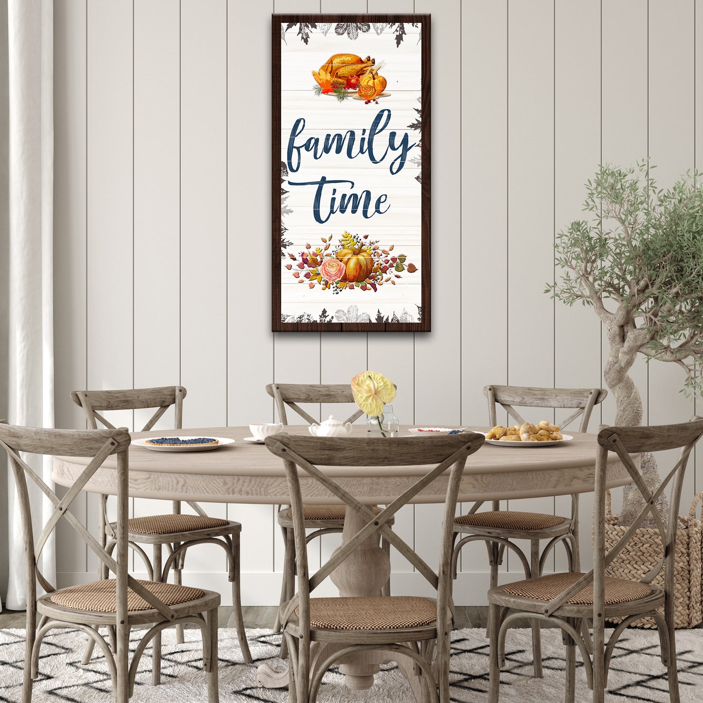 Family Time Sign II Style 2 - Image by Tailored Canvases