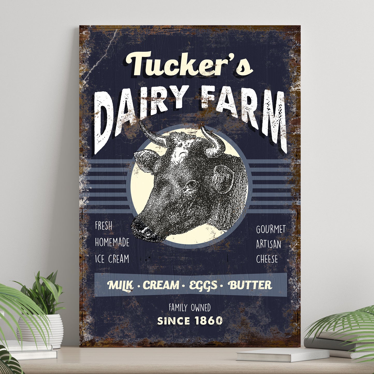 Dairy Farm Sign- Image by Tailored Canvases