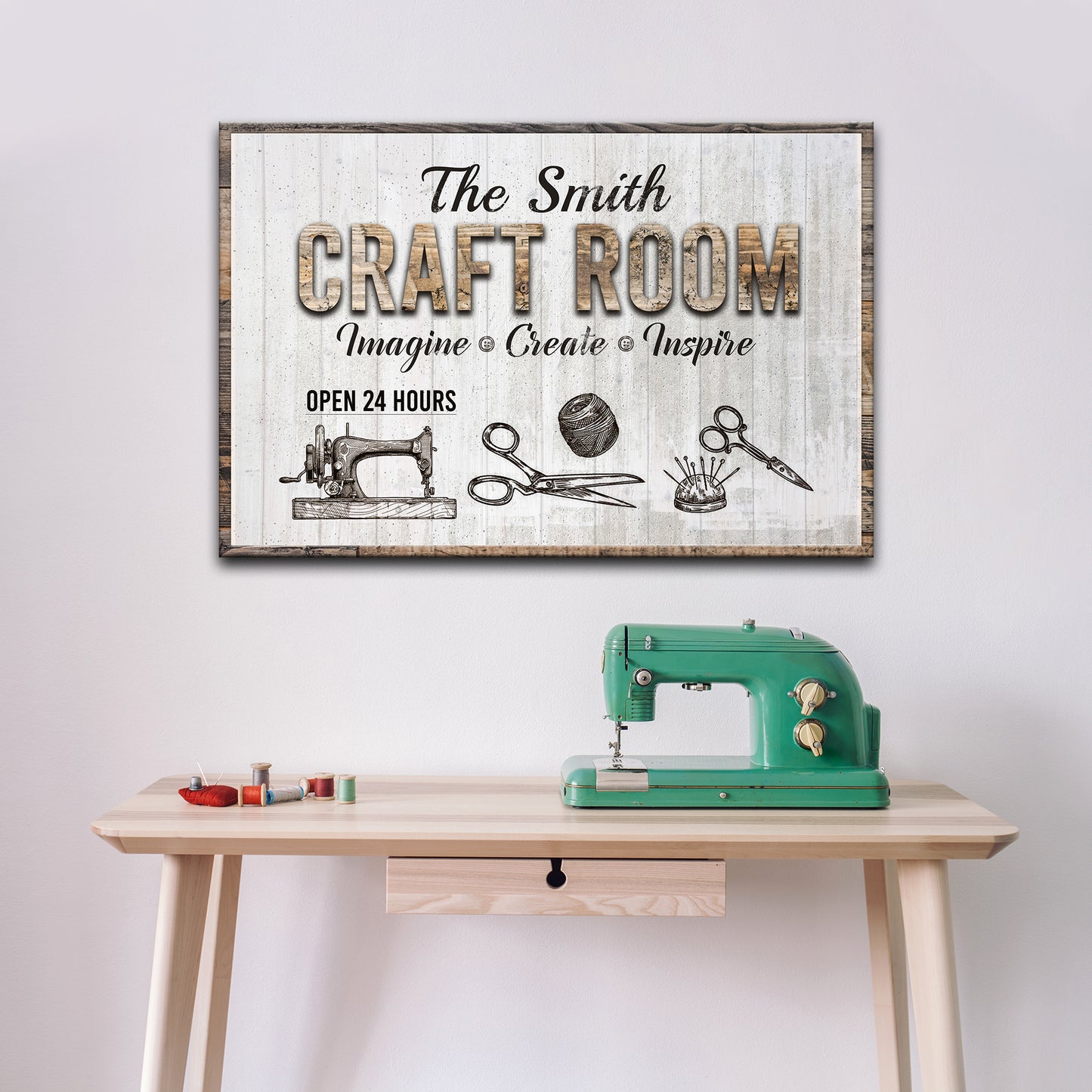 Craft Room Sign II Style 2 - Image by Tailored Canvases