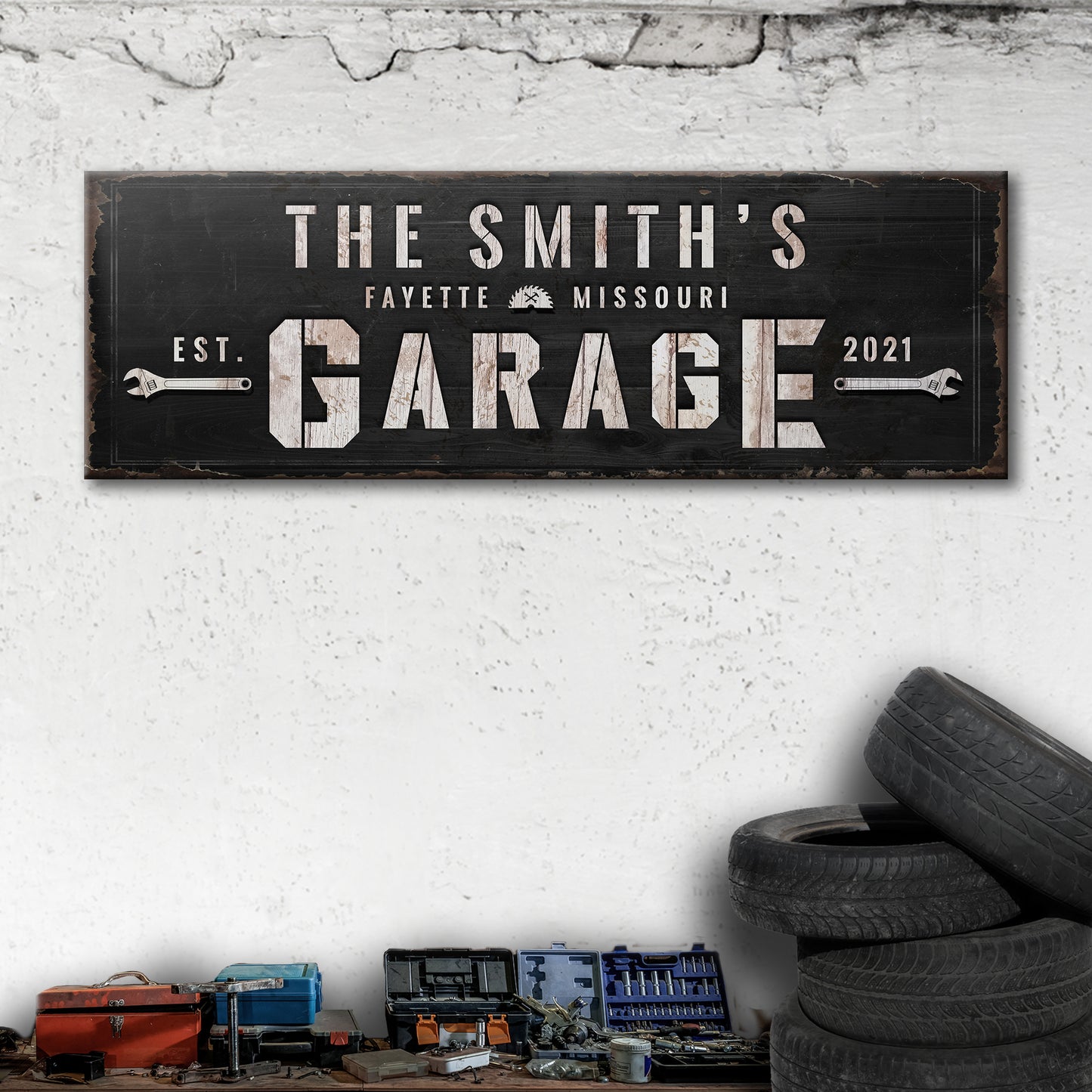 Grandpa Garage Sign | Customizable Canvas Style 2 - Image by Tailored Canvases