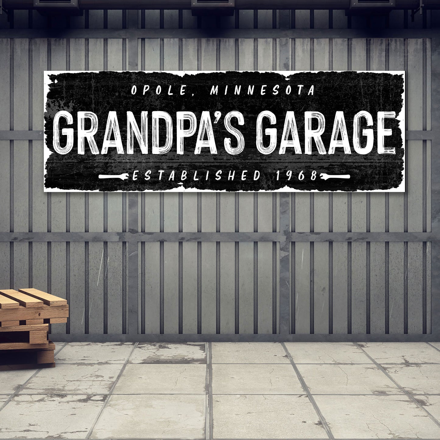 Grandpa Garage Sign II Style 2 - Image by Tailored Canvases