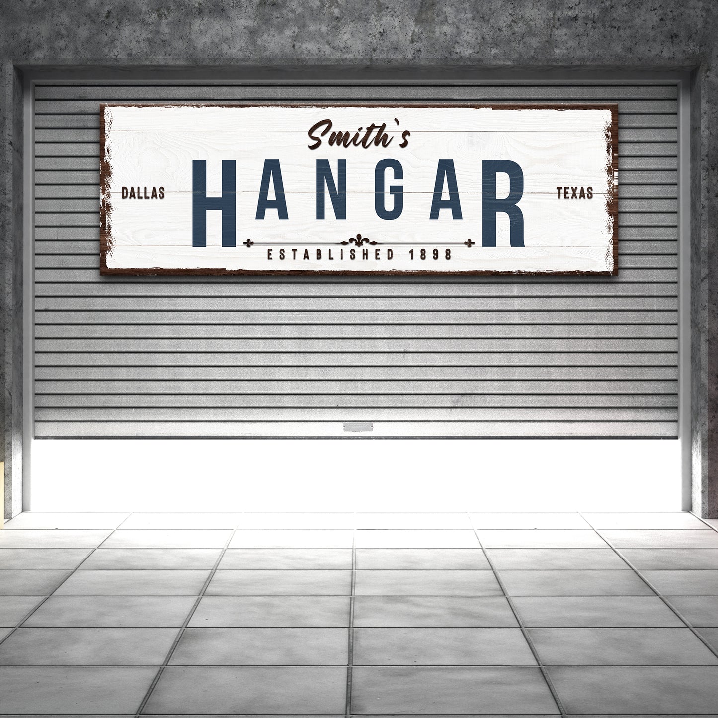 Hangar Sign Style 1 - Image by Tailored Canvases