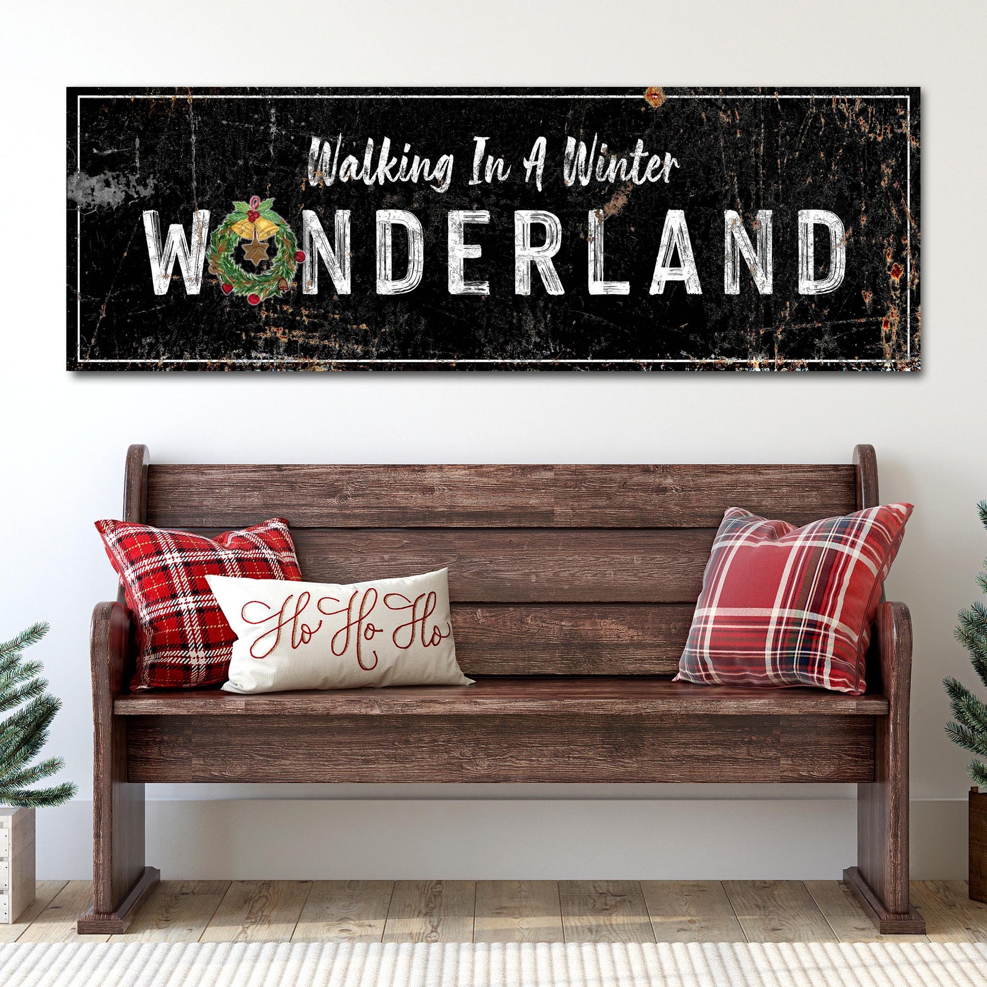 Walking In A Winter Wonderland  Sign  Style 2 - Image by Tailored Canvases