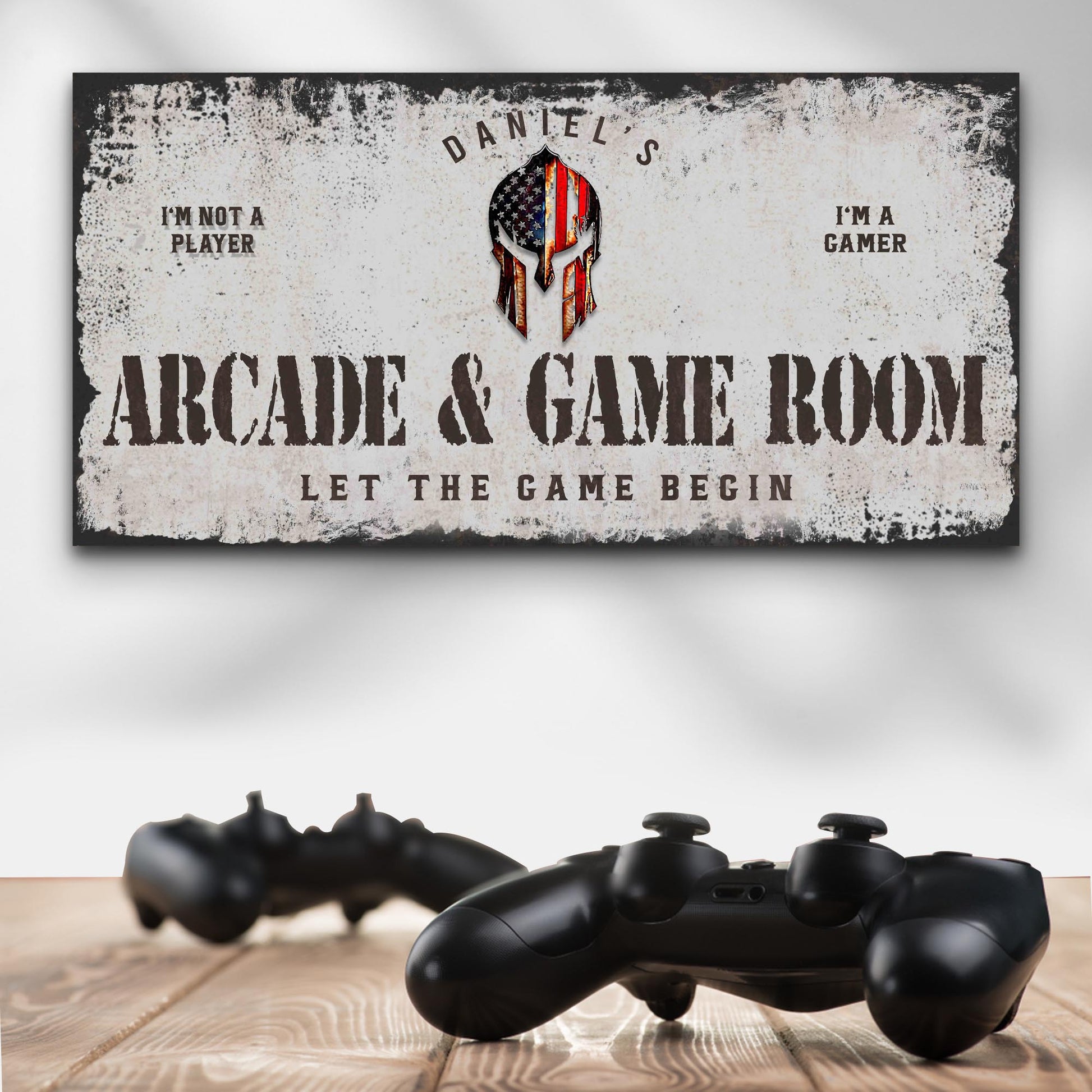 Arcade Room Sign Style 2 - Image by Tailored Canvases