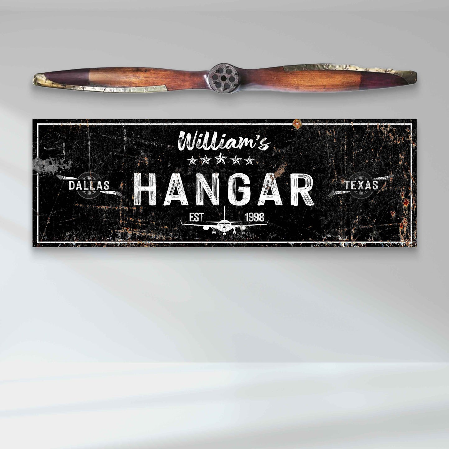 Hangar Sign II Style 2 - Image by Tailored Canvases