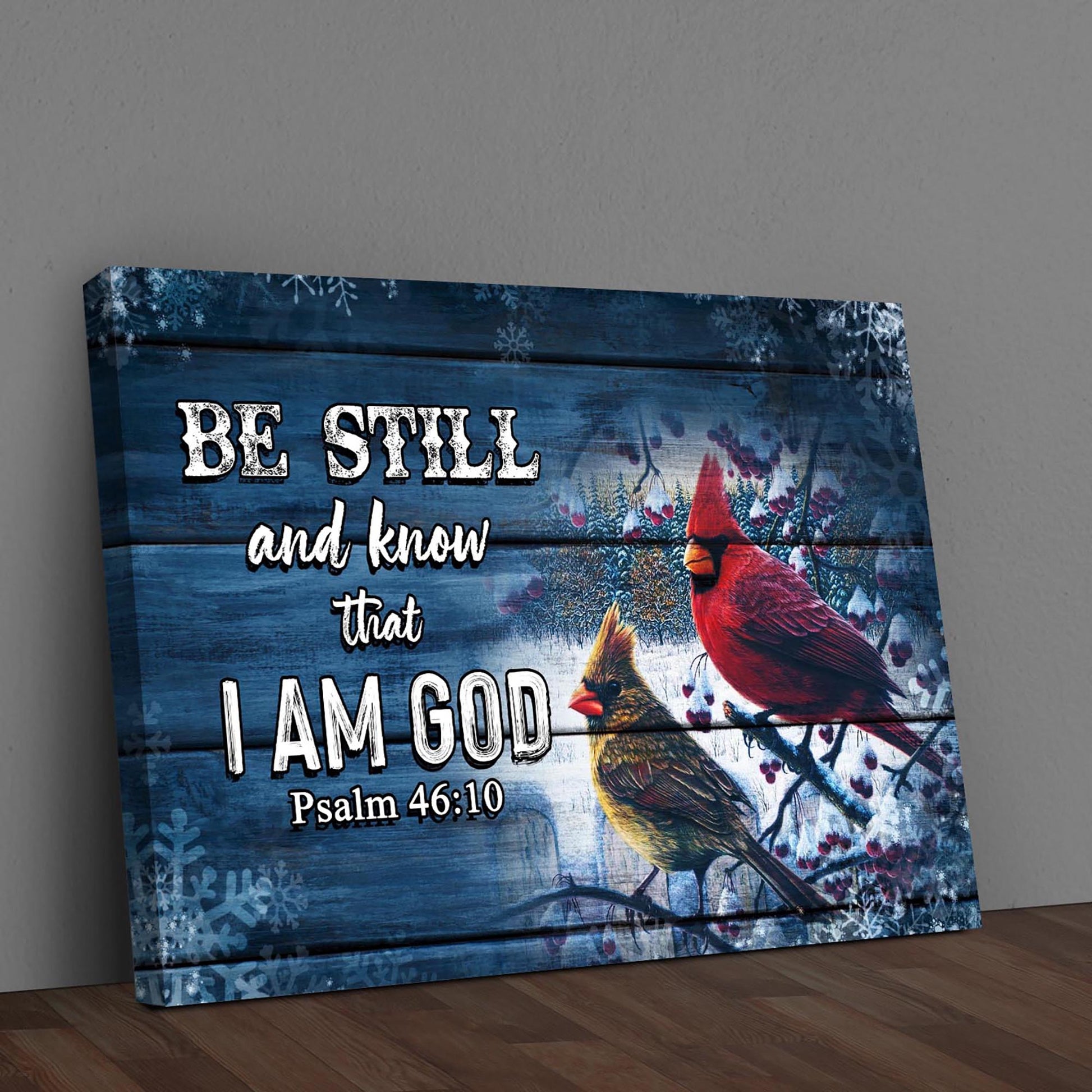 Psalm 46:10 - Be Still And Know That I Am God Sign VI Style 2 - Image by Tailored Canvases