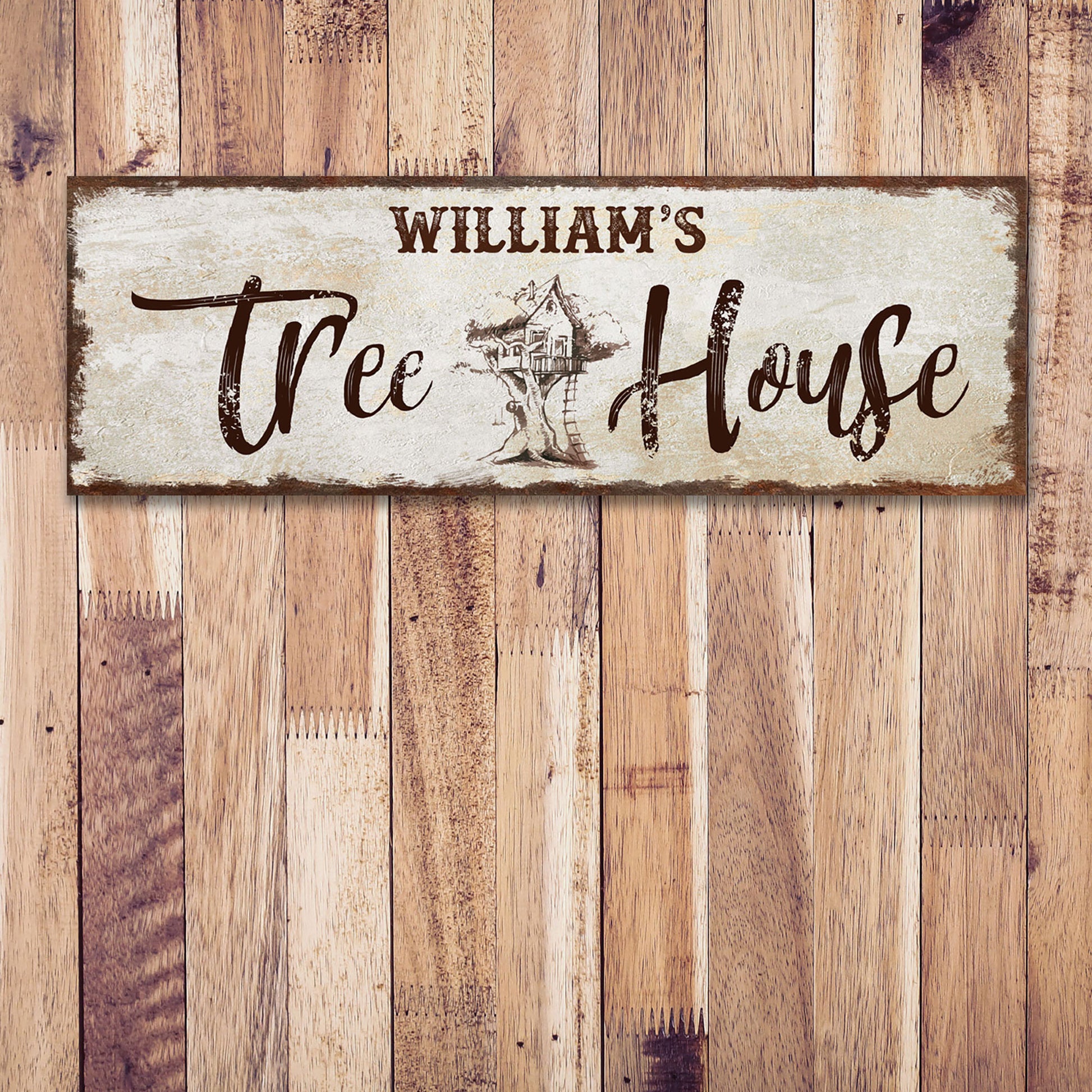 Treehouse Sign Style 2 - Image by Tailored Canvases