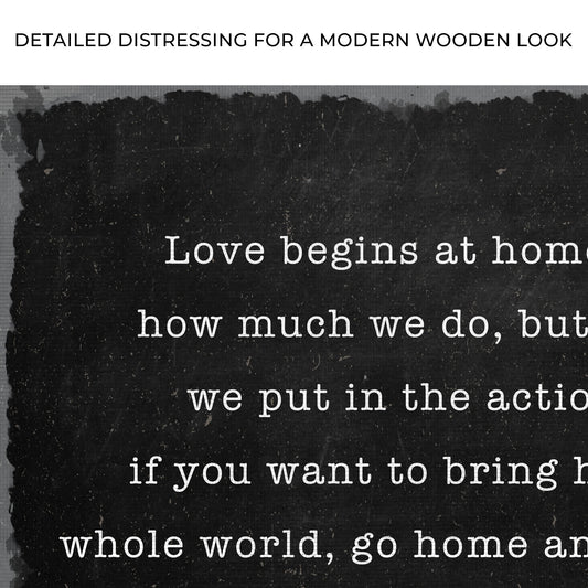 Love Begins At Home Sign II Zoom - Image by Tailored Canvases