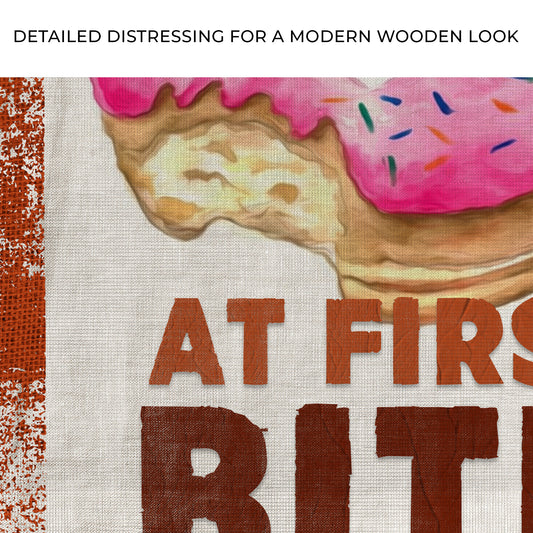 Love At First Bite Sign Zoom - Image by Tailored Canvases