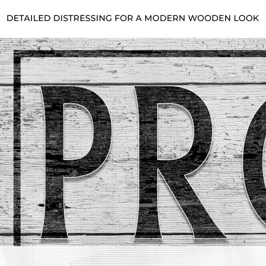 Progress Not Perfection Sign Zoom - Image by Tailored Canvases