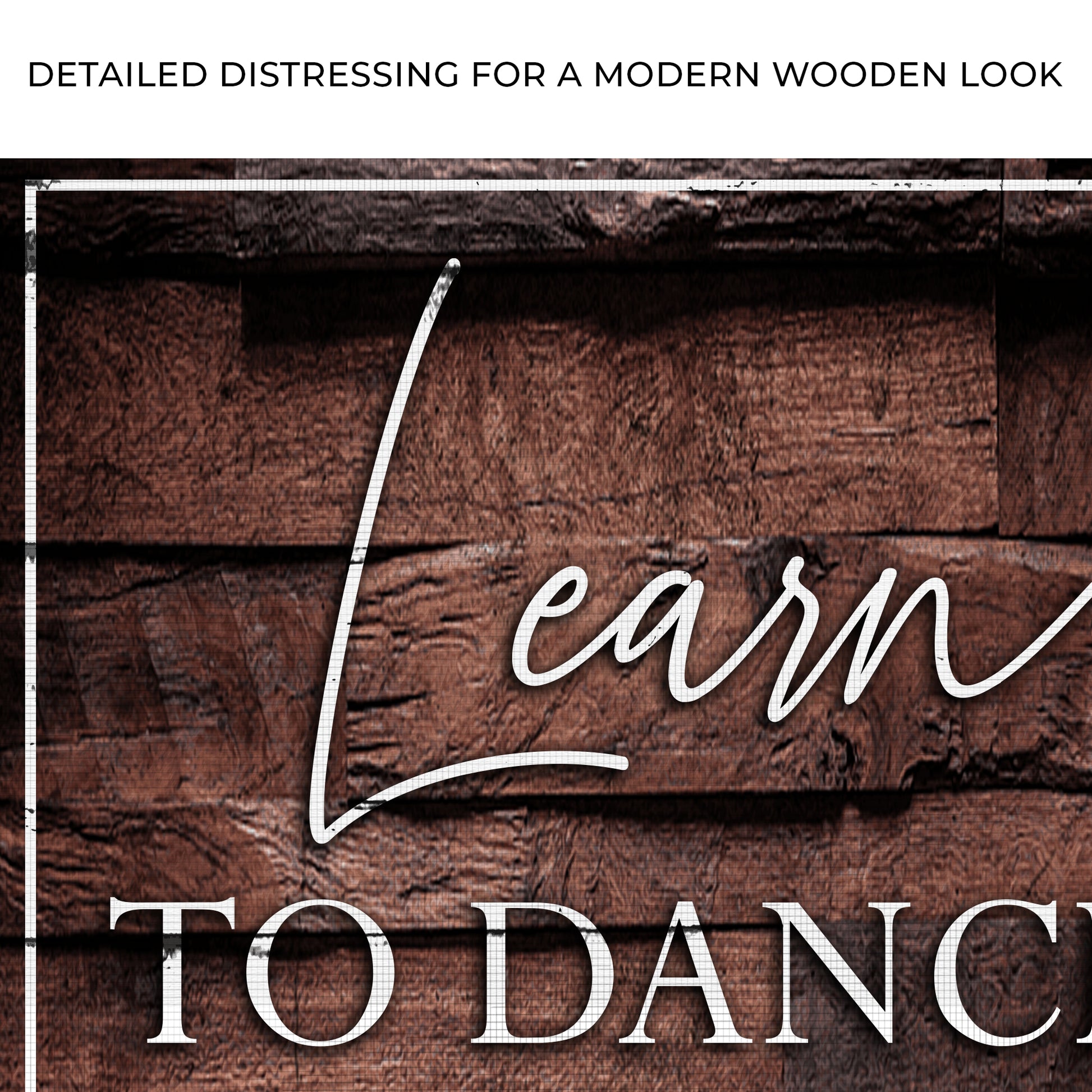 Learn To Dance In The Rain Sign III Zoom - Image by Tailored Canvases