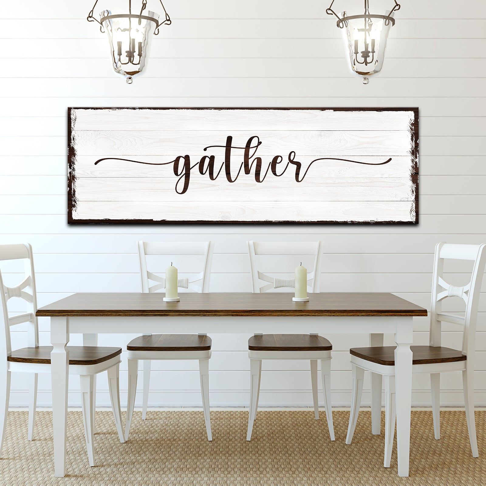 Gather Sign II Style 1 - Image by Tailored Canvases