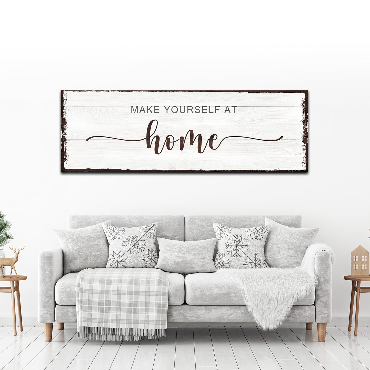 Make Yourself at Home Sign III Style 1 - Image by Tailored Canvases