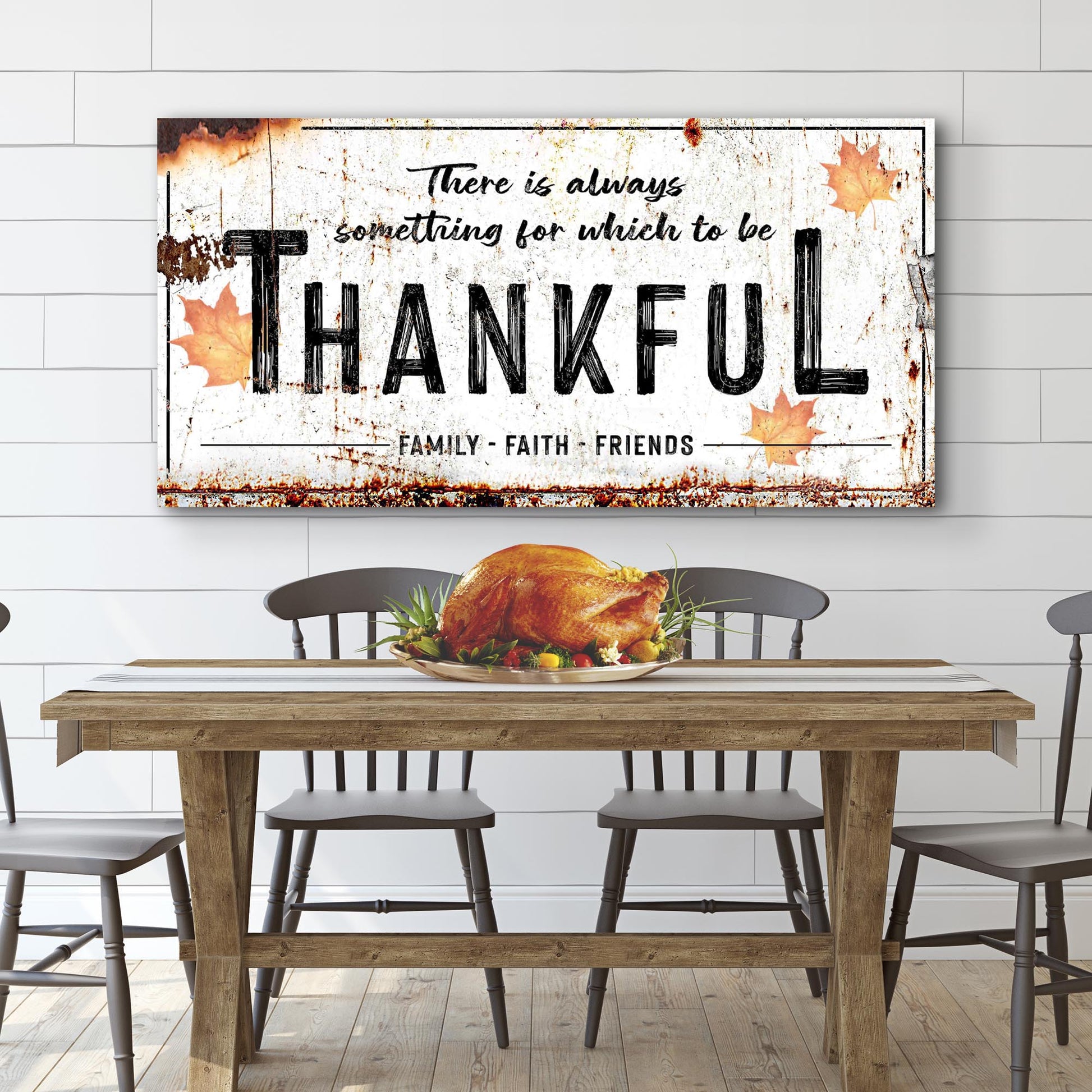 Always Thankful Sign Style 1 - Image by Tailored Canvases