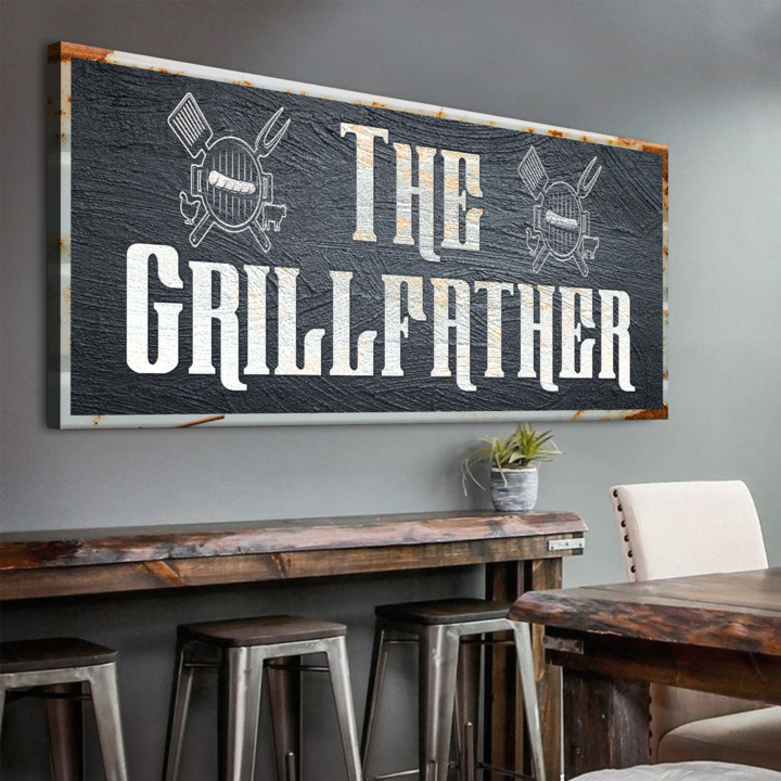 The Grillfather Sign - Image by Tailored Canvases