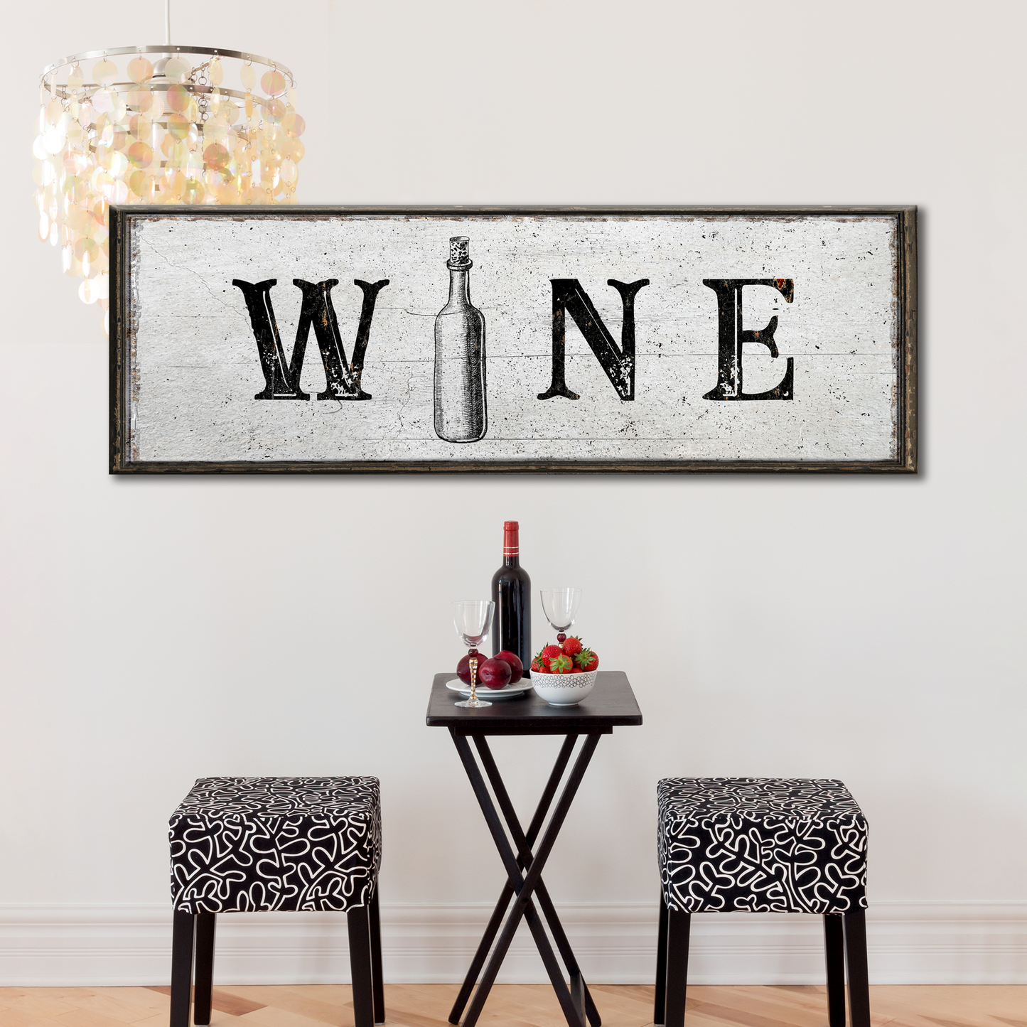 Wine Sign II Style 1 - Image by Tailored Canvases