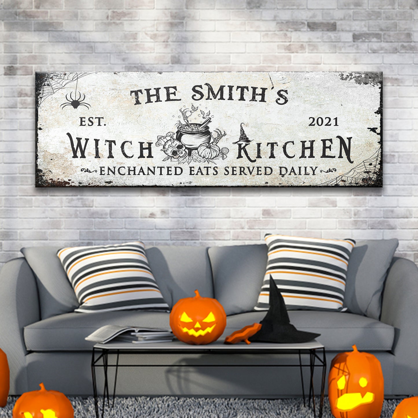 Witch Kitchen Sign II Style 2 - Image by Tailored Canvases