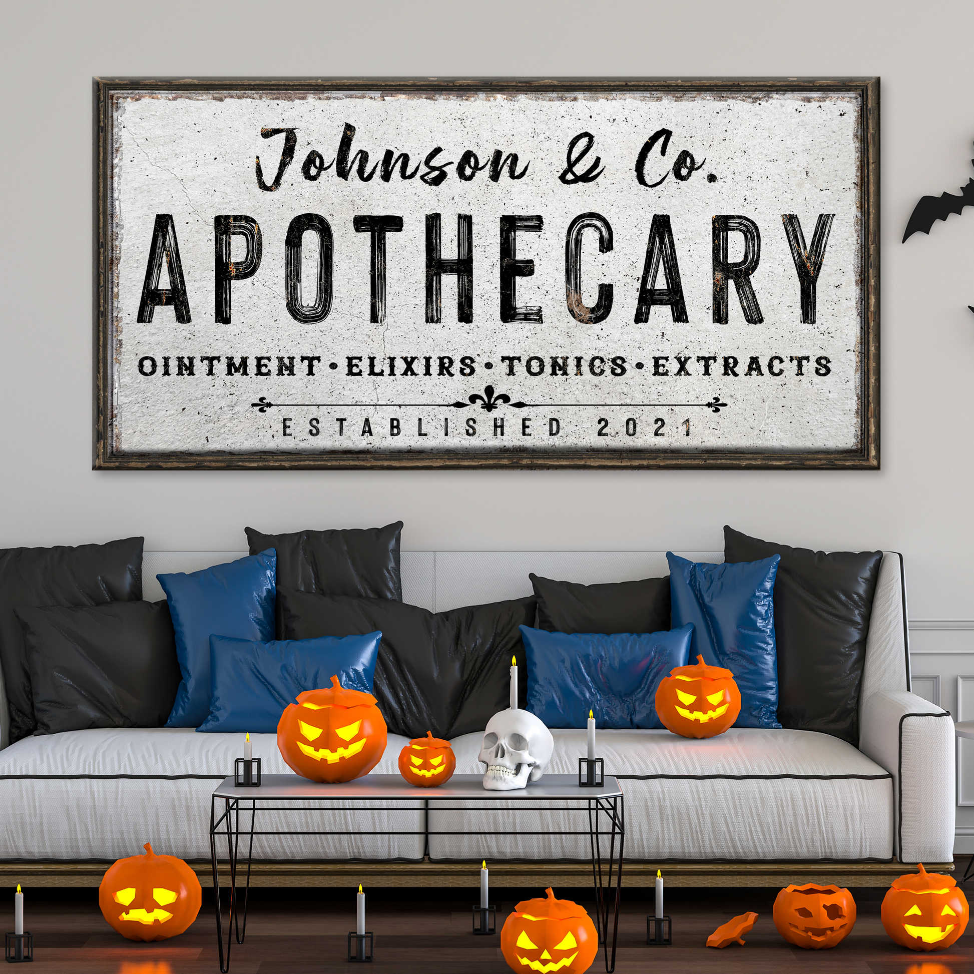 Family Apothecary Sign - Image by Tailored Canvases