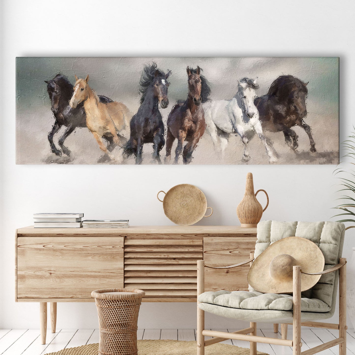 Dramatic Horse Running - Image by Tailored Canvases