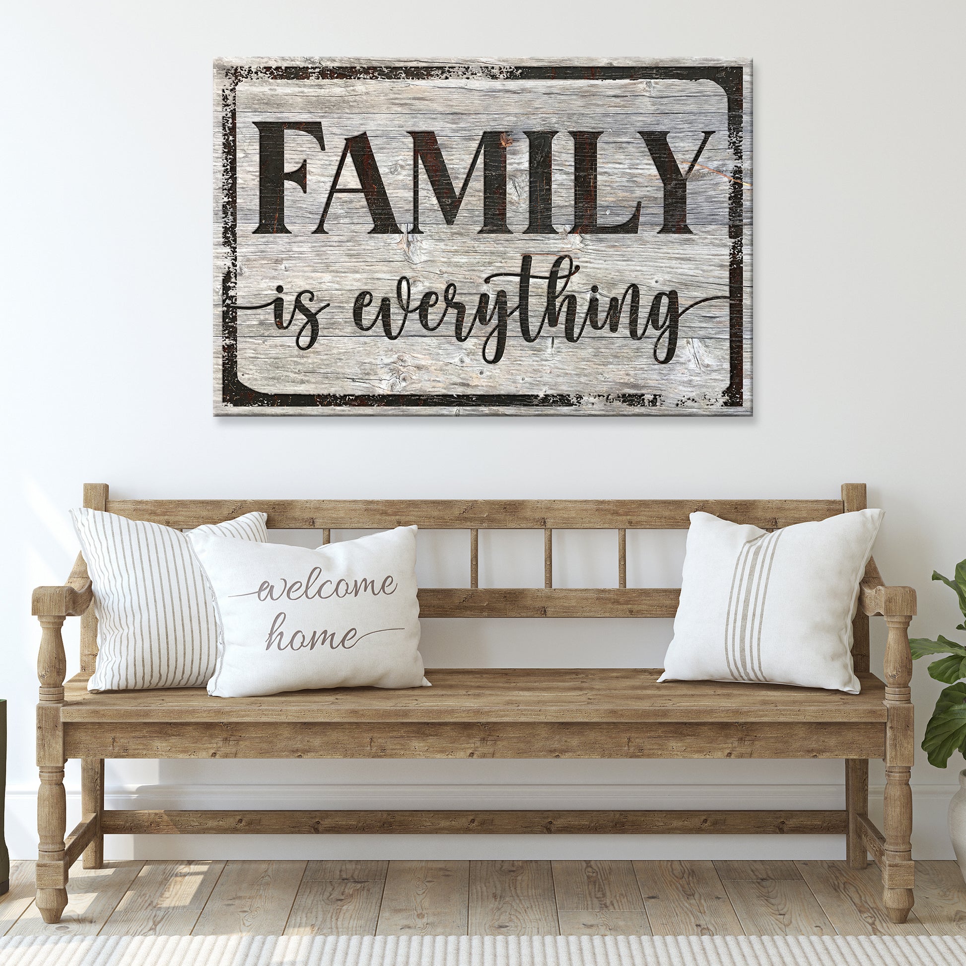Family Is Everything Sign  - Image by Tailored Canvases