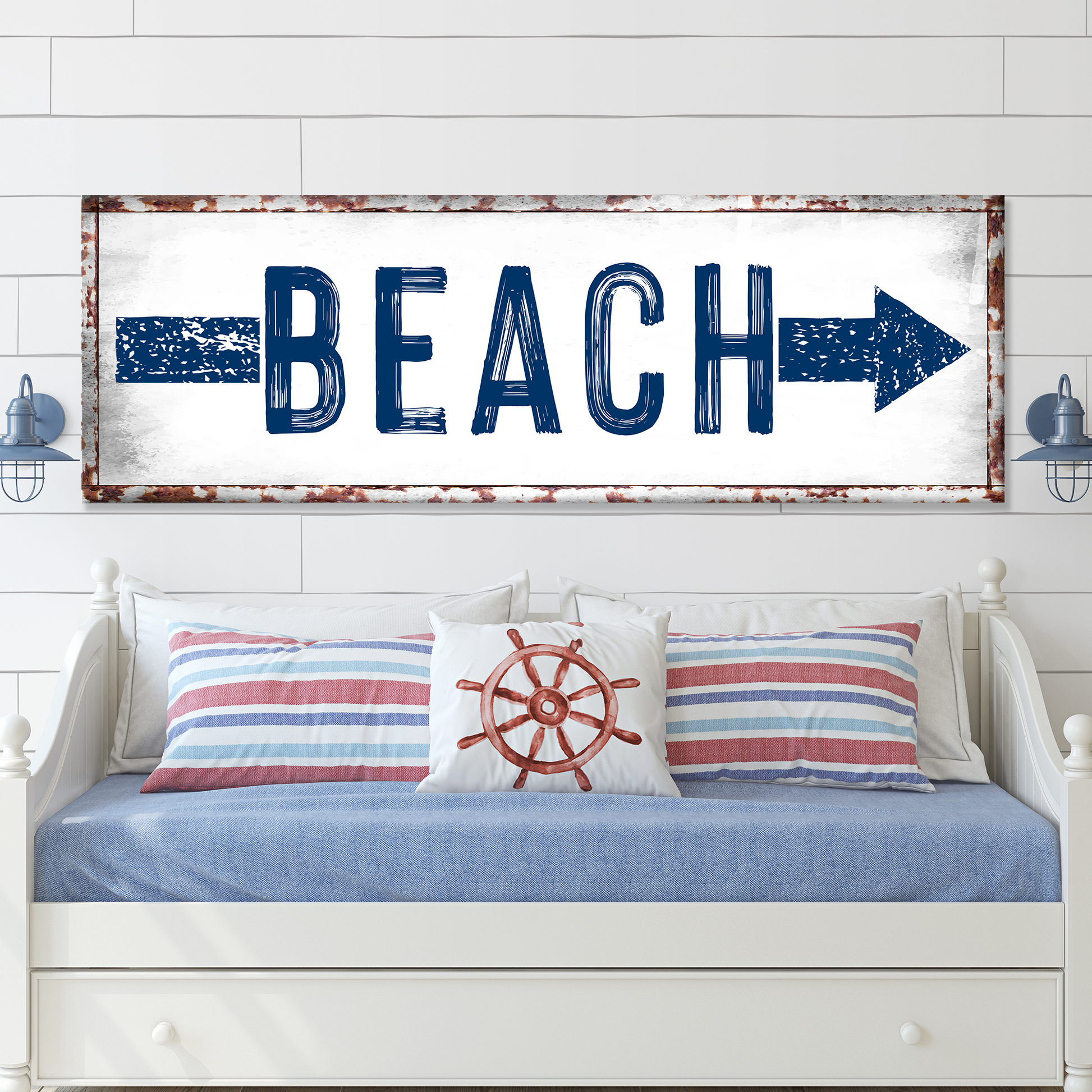 Beach Arrow Sign - Image by Tailored Canvases