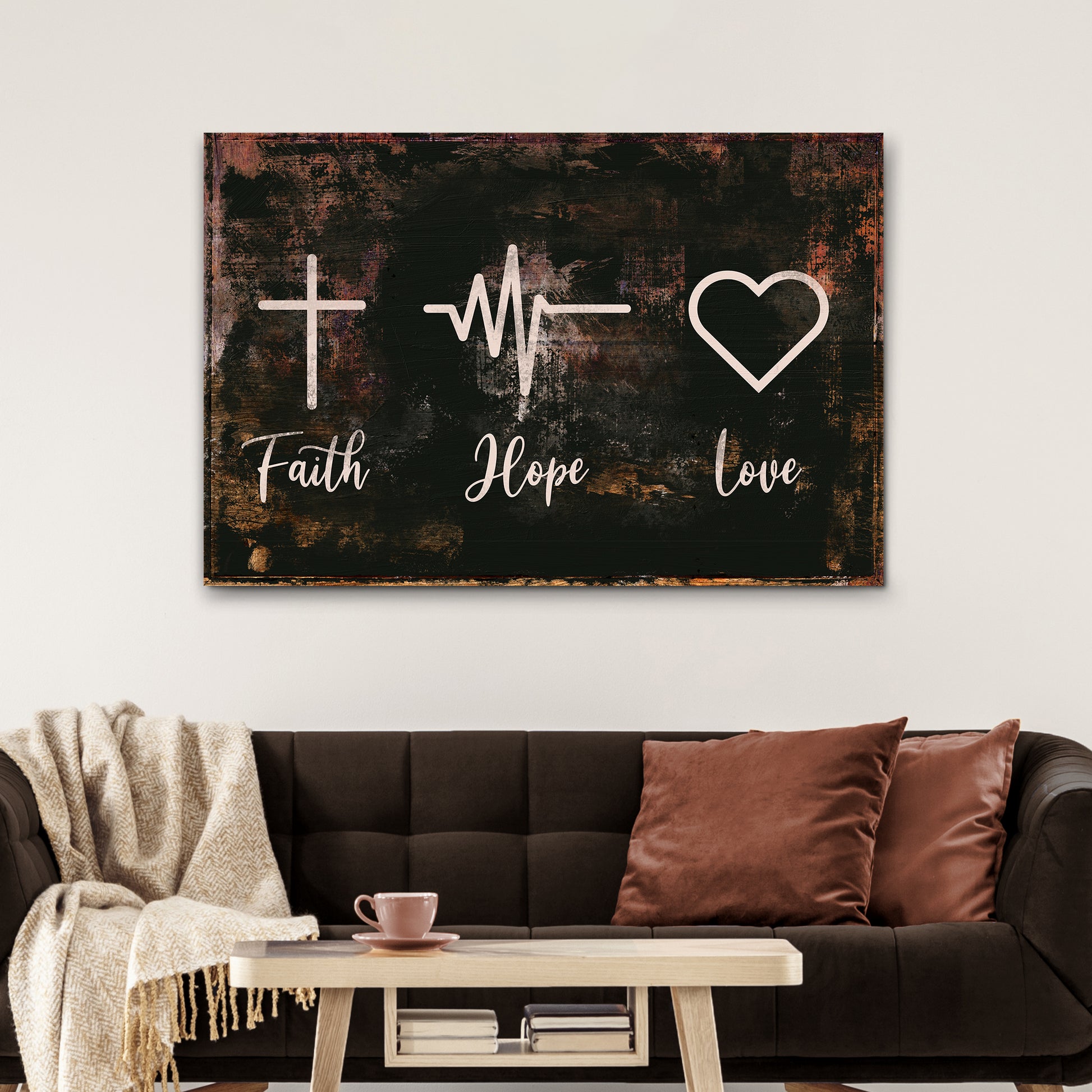Faith, Hope, Love Sign IV - Image by Tailored Canvases